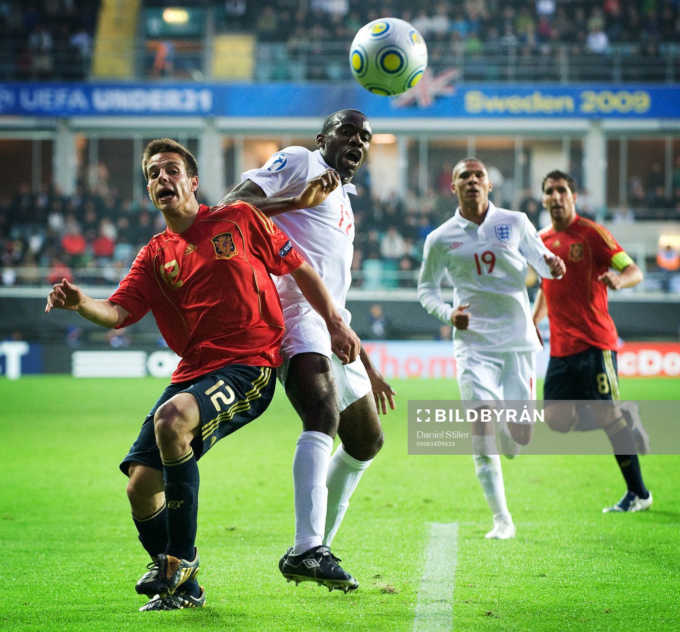 César Axilicueta, Spanien. Micah Richards, England