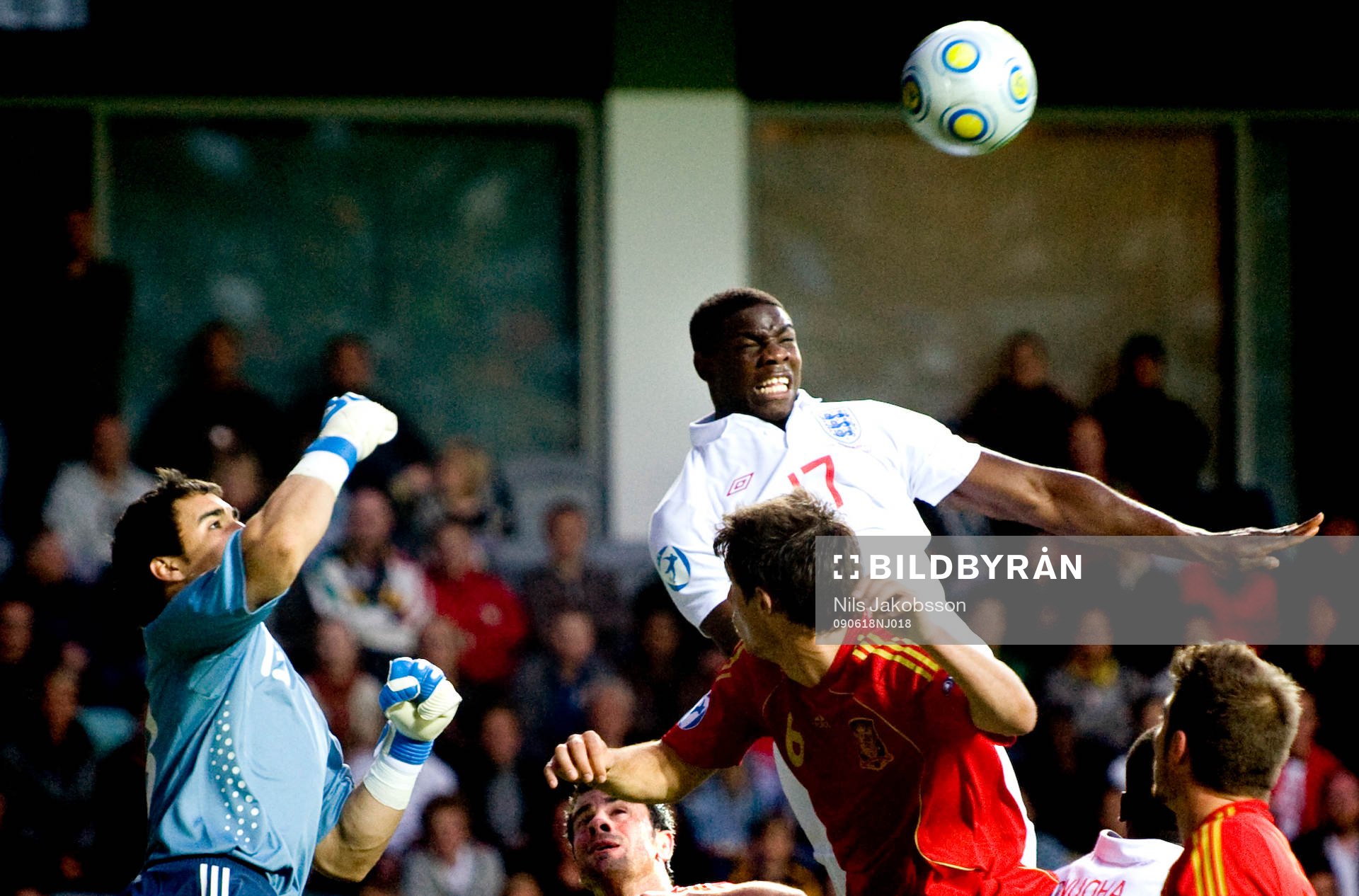 Sergio Ansenjo, målvakt, Spanien, Micah Richards, England