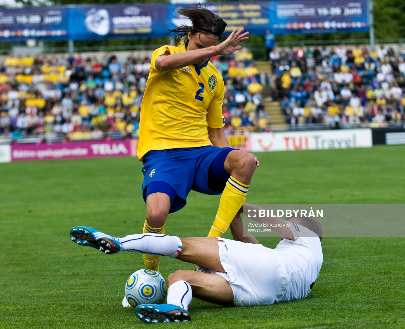  Mikael Lustig, Sverige, Domenico Criscito, Italien