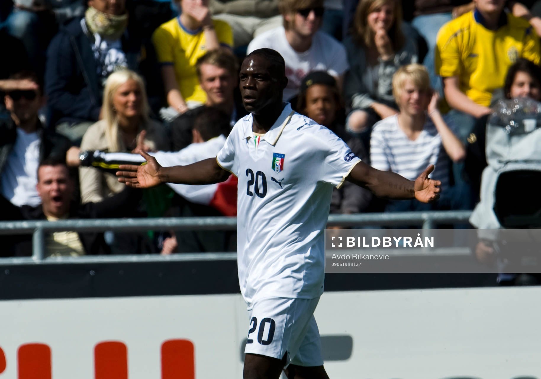 Mario Balotelli, Italien, jubel