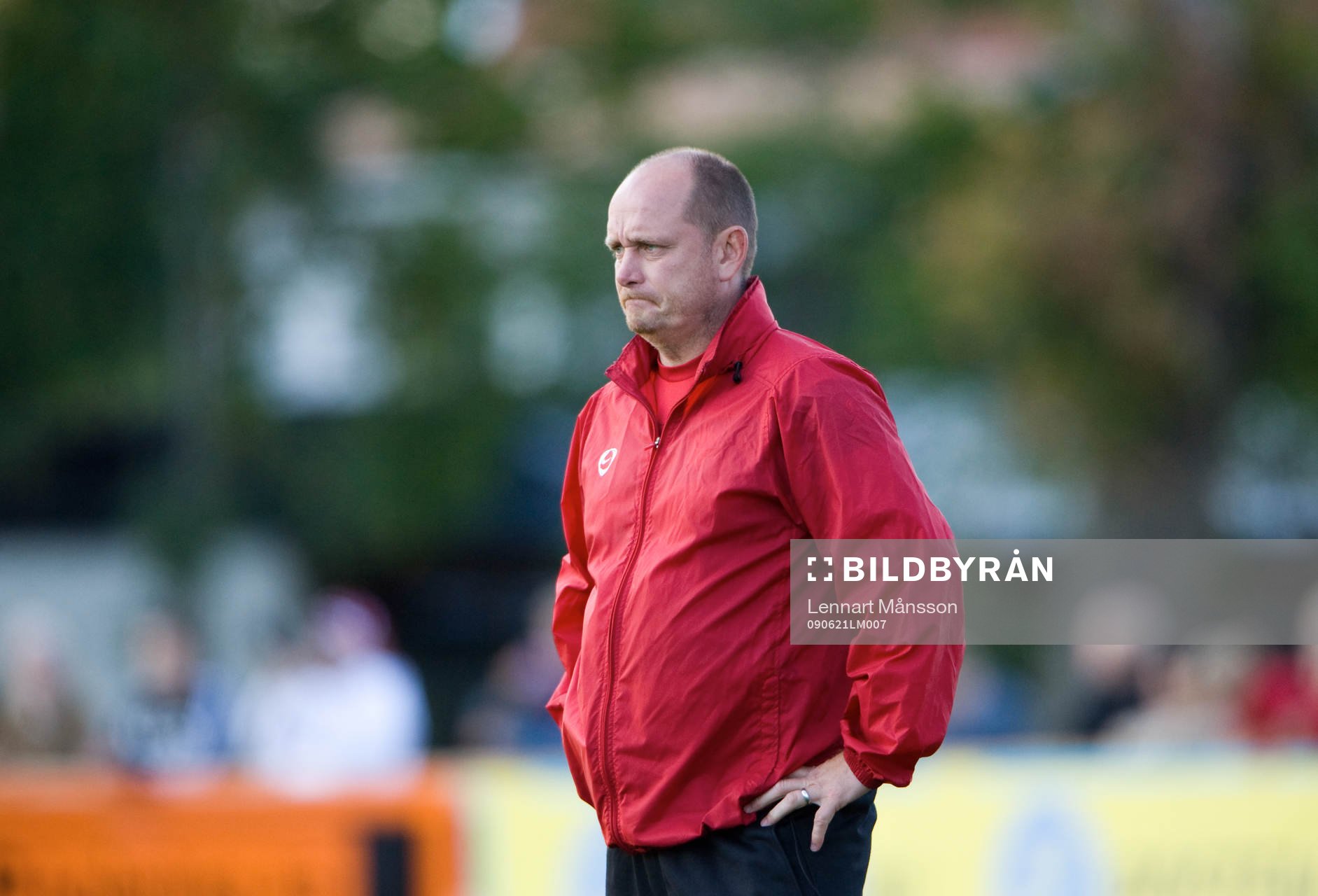 Peter Grundström, tränare, inte glad