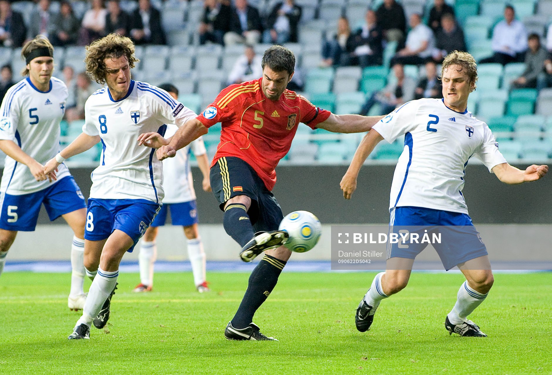 Marc Torrejon, Spanien, gör 1-0