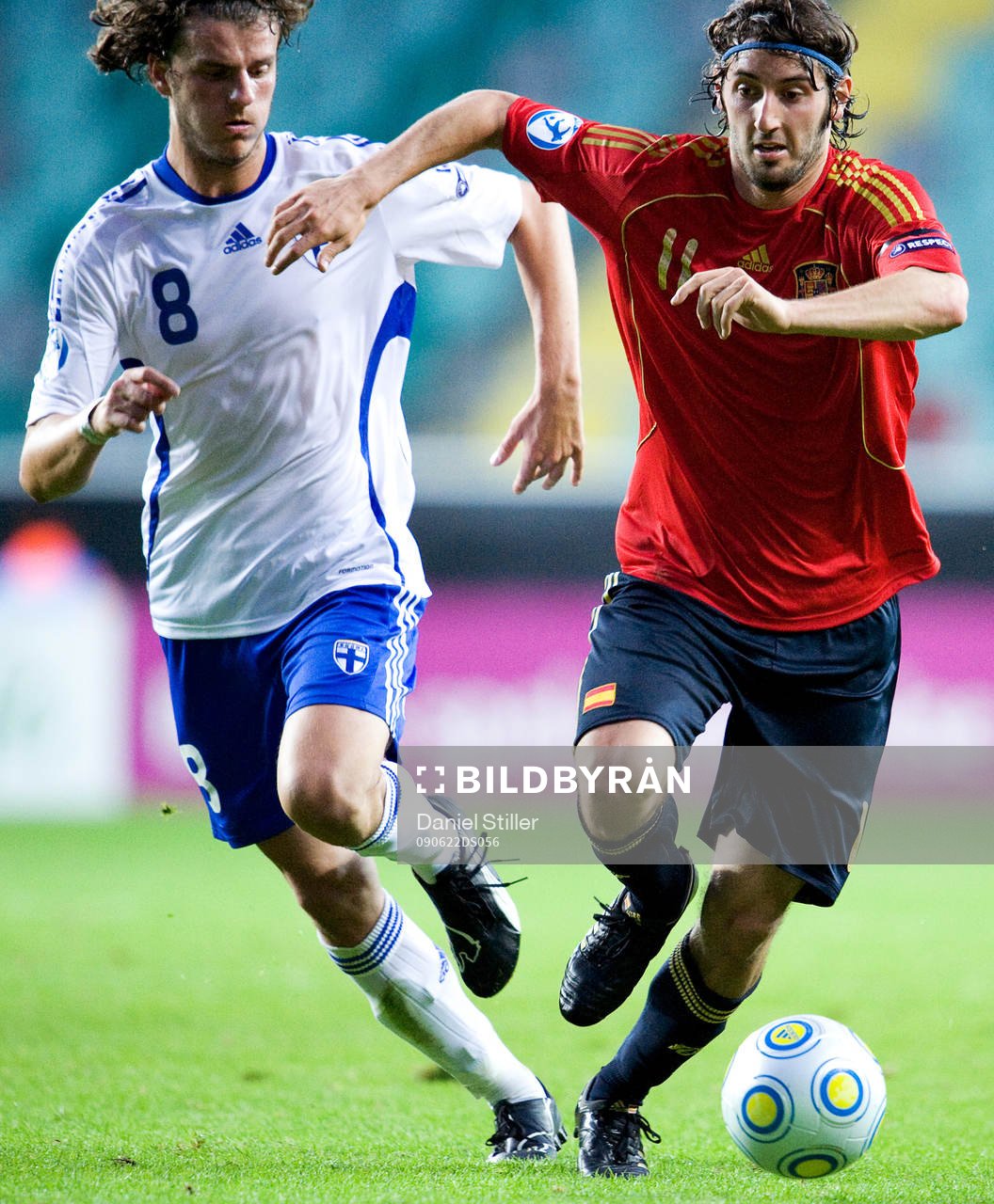  Esteban Granero, Spanien. Mehmet Hetemaj, Finland