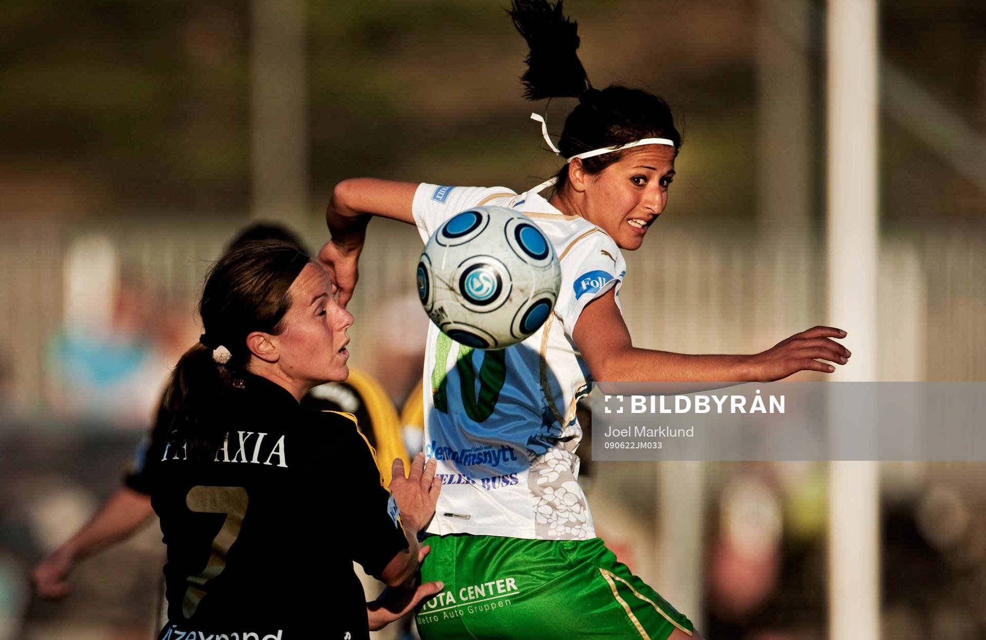 Nazanin Vaseghpanah, Hammarby, vinner en luftduell mot