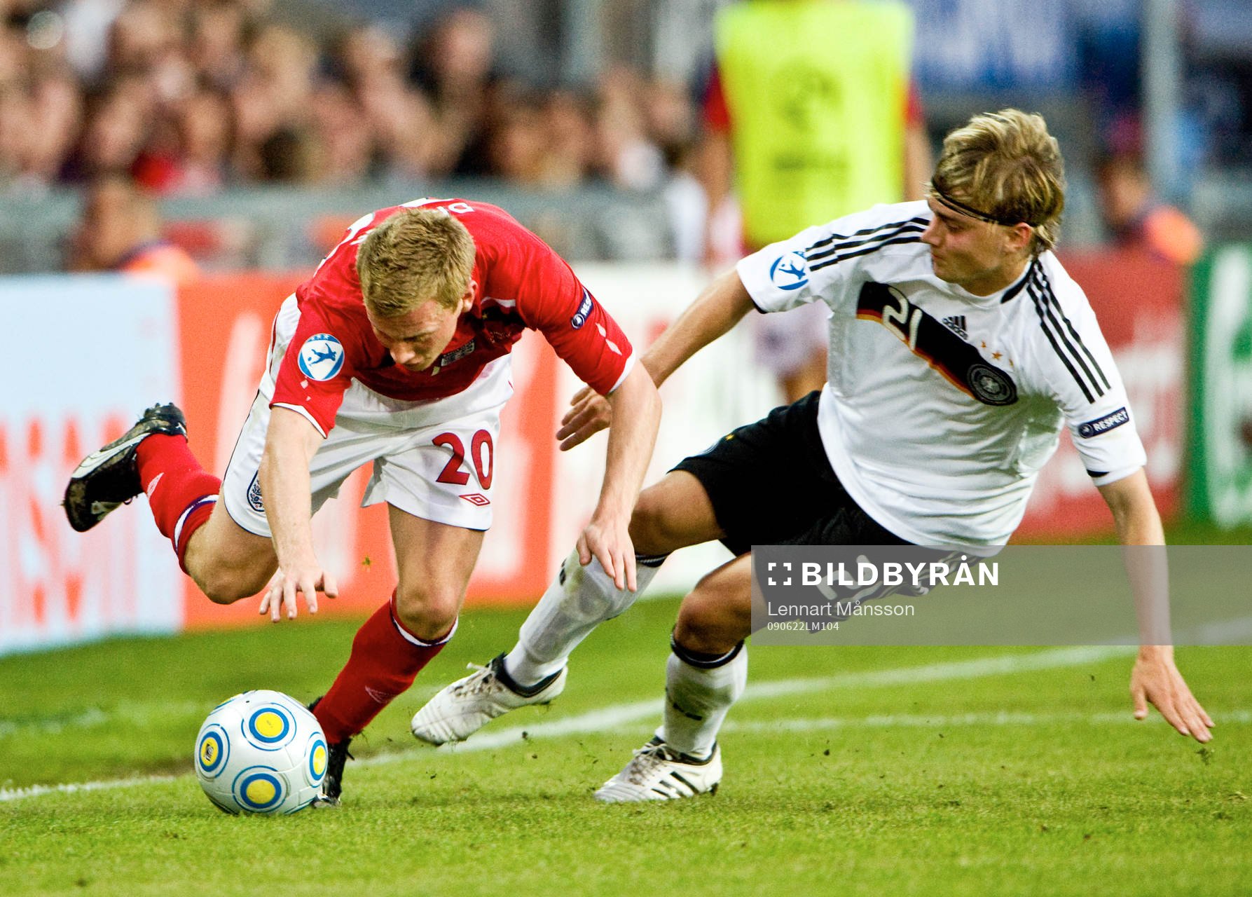 Andrew Driver, England och Marcel Schmelzer, Tyskland,