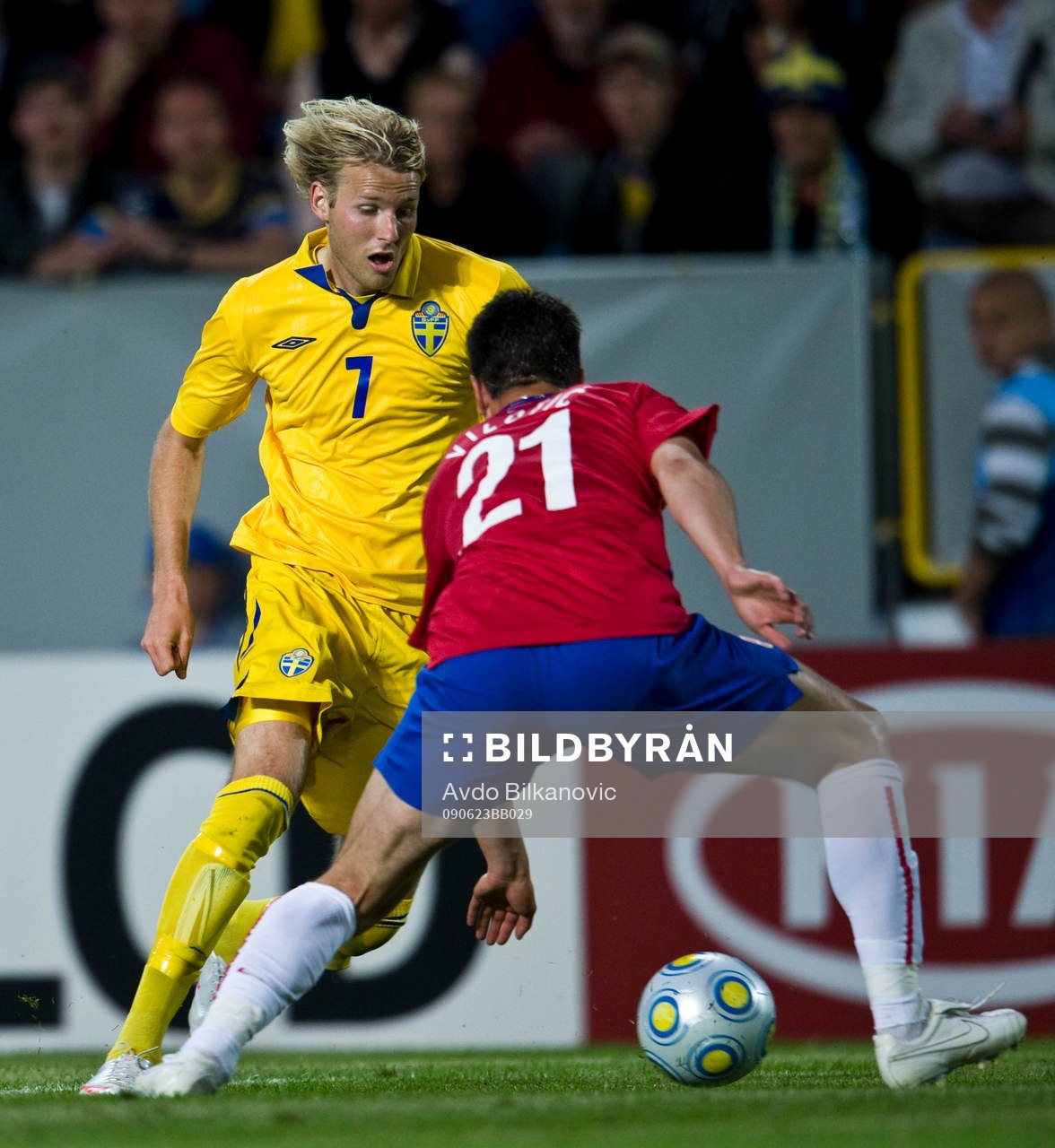 Ola Toivonen, Sverige, Milan Vilotic, Serbien