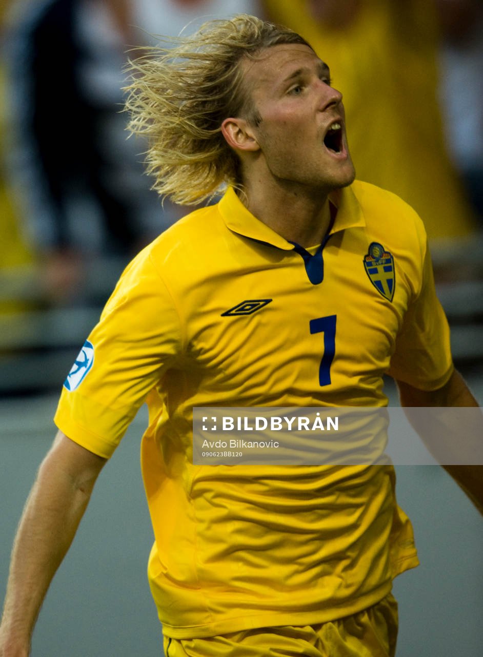 Fotboll, U21, EM, Serbien - Sverige: Ola Toivonen, Sverige, jubel