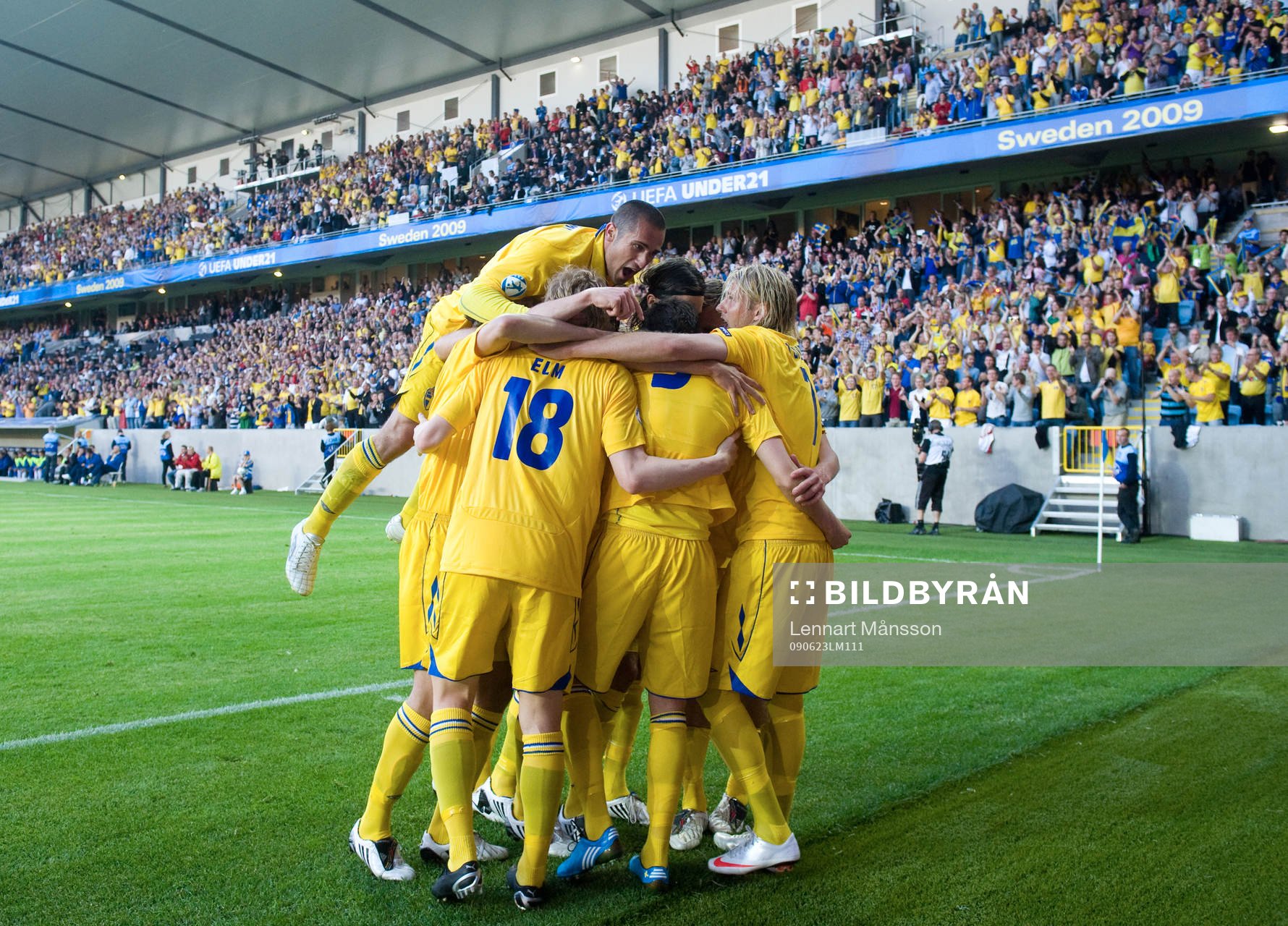 2-0 Marcus Berg, straff. Jubel, glädje