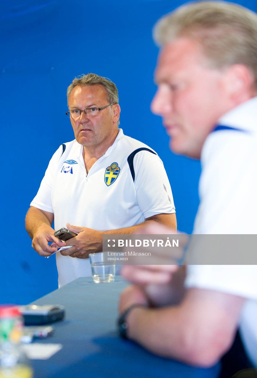 Jonas Nystedt, informationschef och Jörgen Lennartsson,