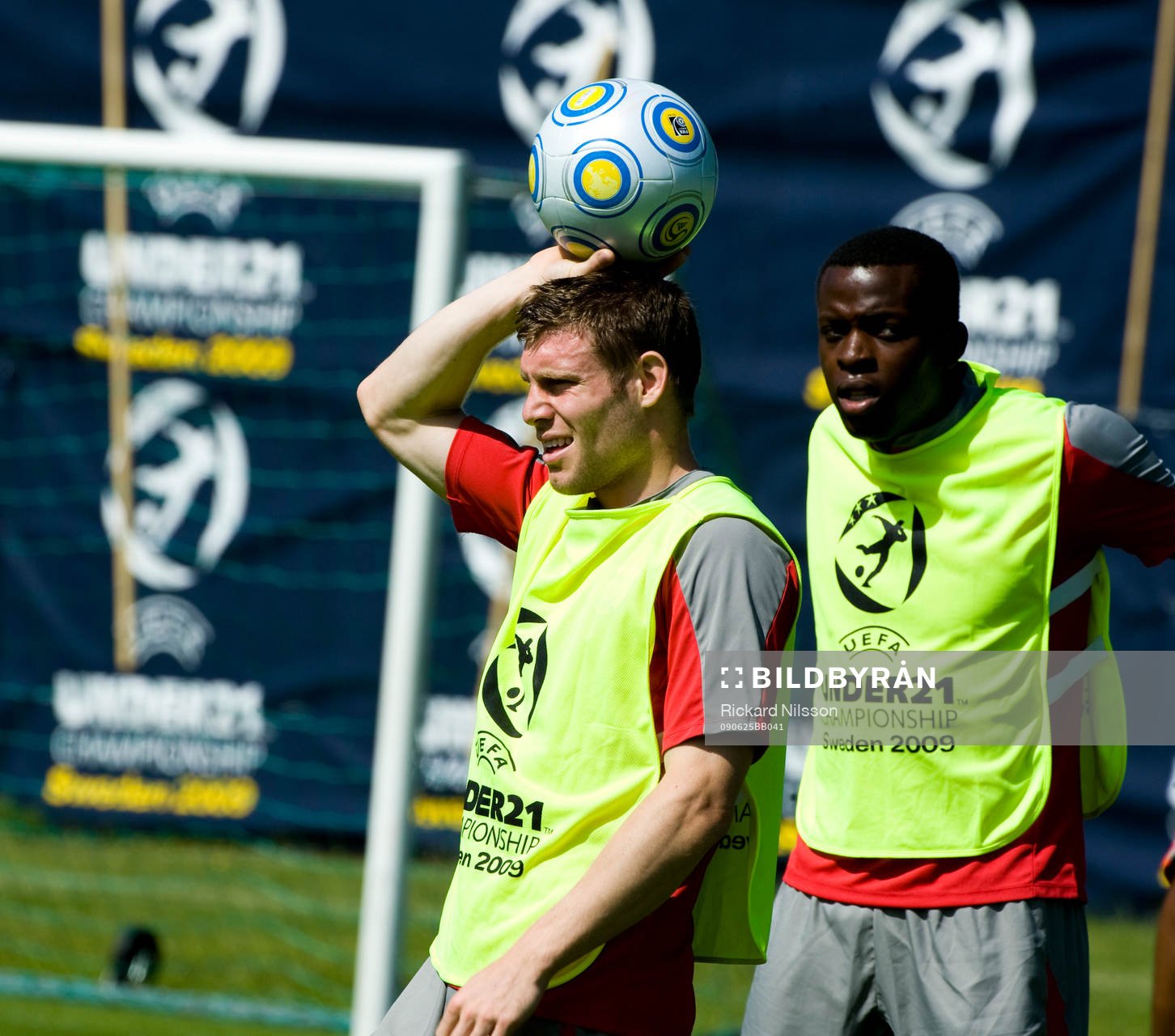 Mark Noble och Fabrice Muamba