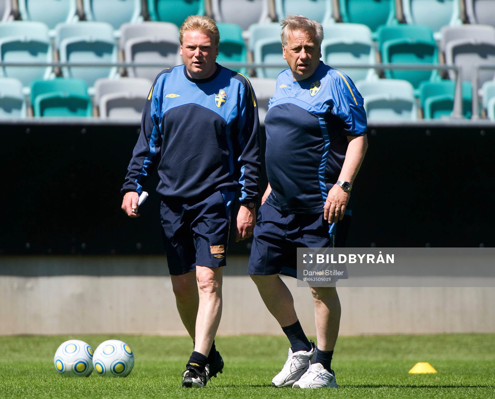 Tommy Söderberg och Jörgen Lennartsson, förbundskapten