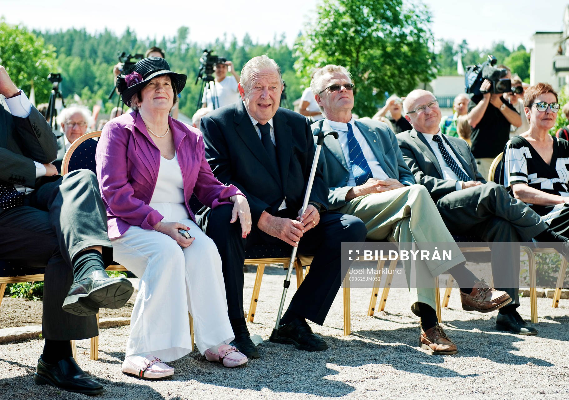 Lennart Johansson med fru