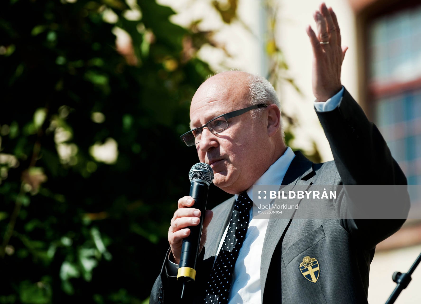 Lars-Åke Lagrell hyllade minnet av Nils Liedholm