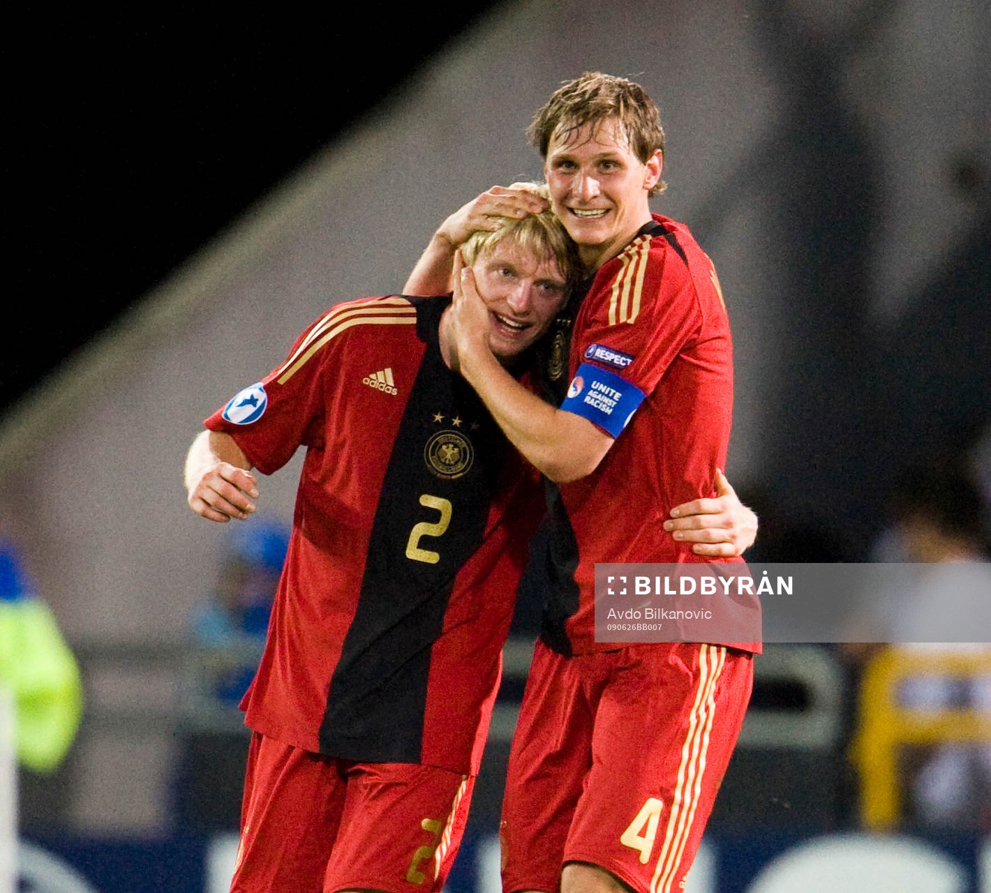 Andreas Beck, Benedikt Höwedes, Tyskland, jubel, glädje