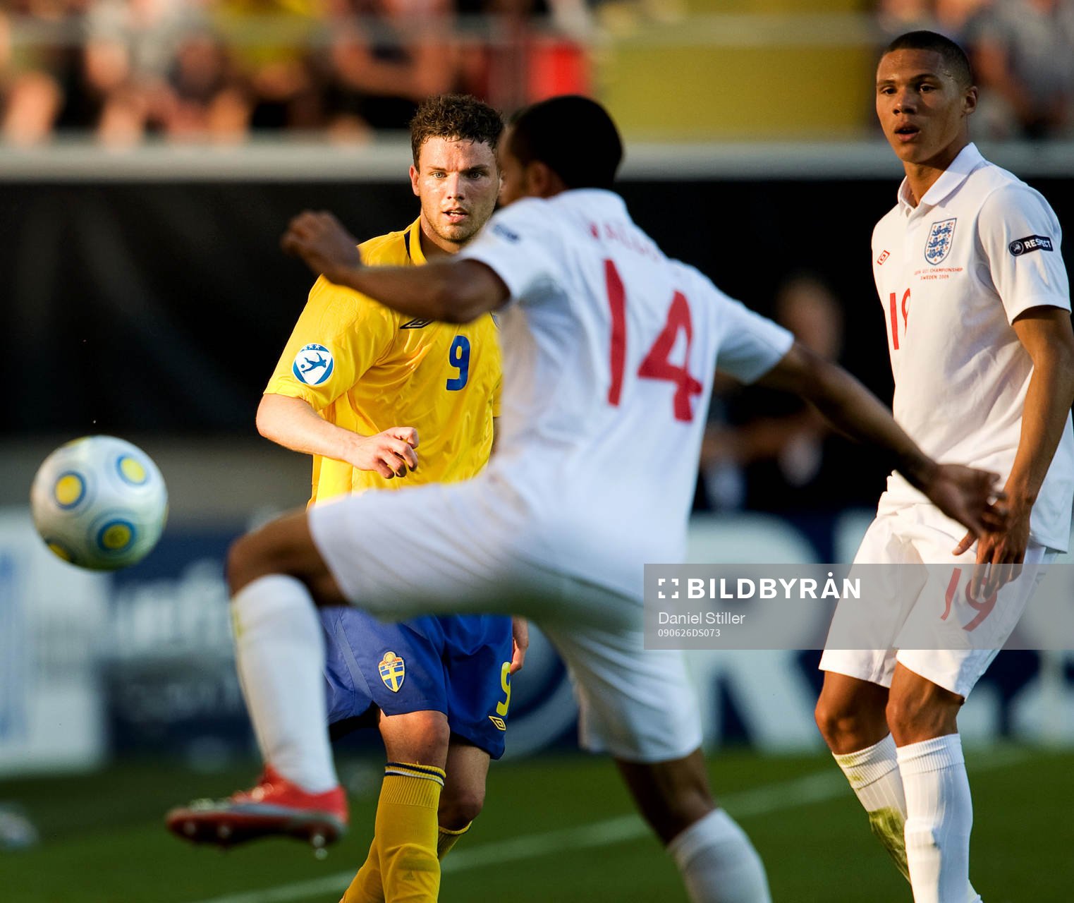 Marcus Berg, Sverige. Kieran Gibbs, Theo Walcott, England