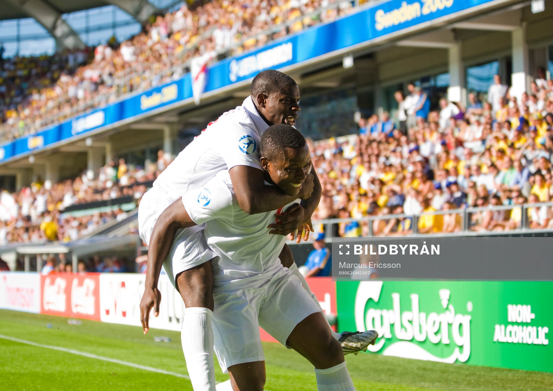  Nedum Onuoha, England jubel, glädje.