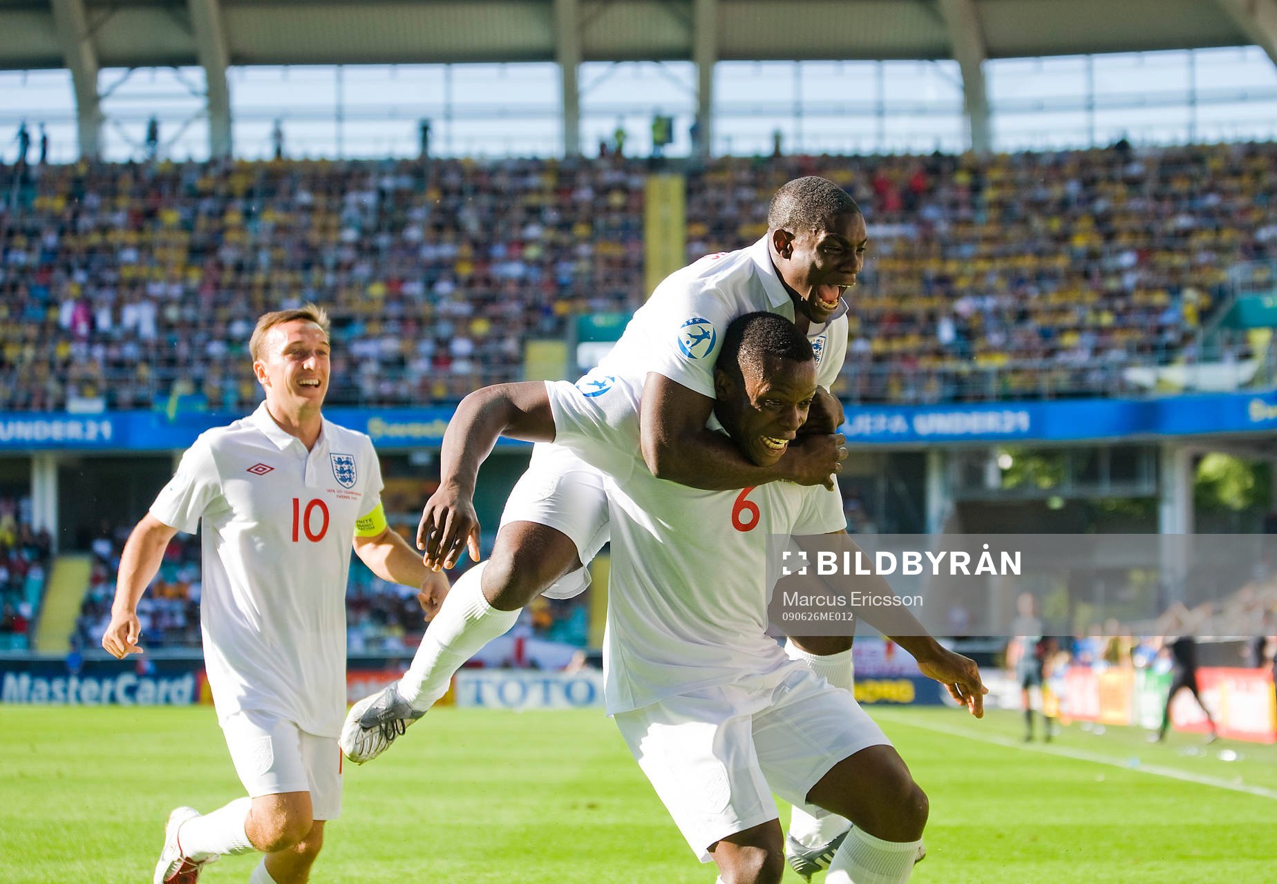 Nedum Onuoha, England jubel, glädje