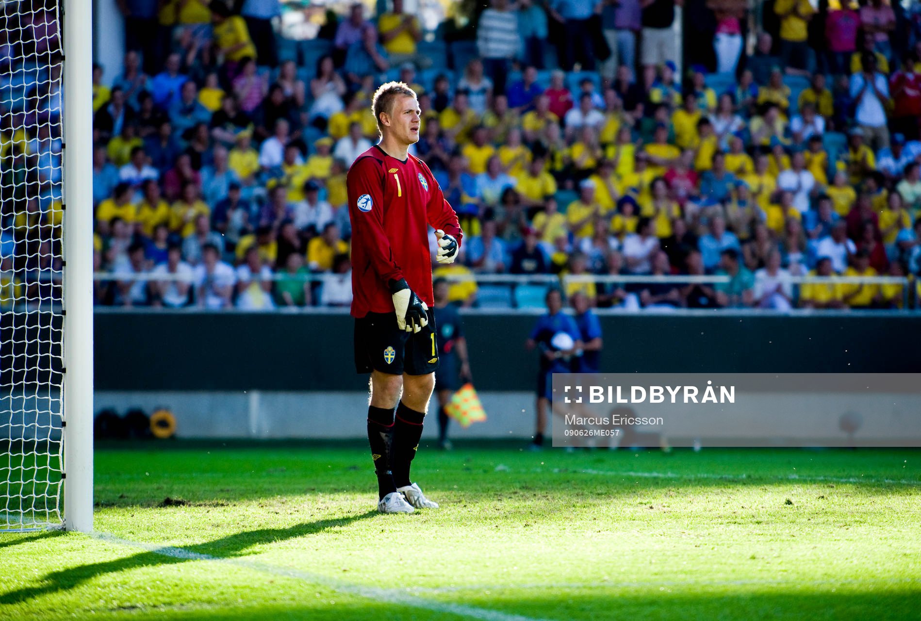 Johan Dahlin, målvakt Sverige