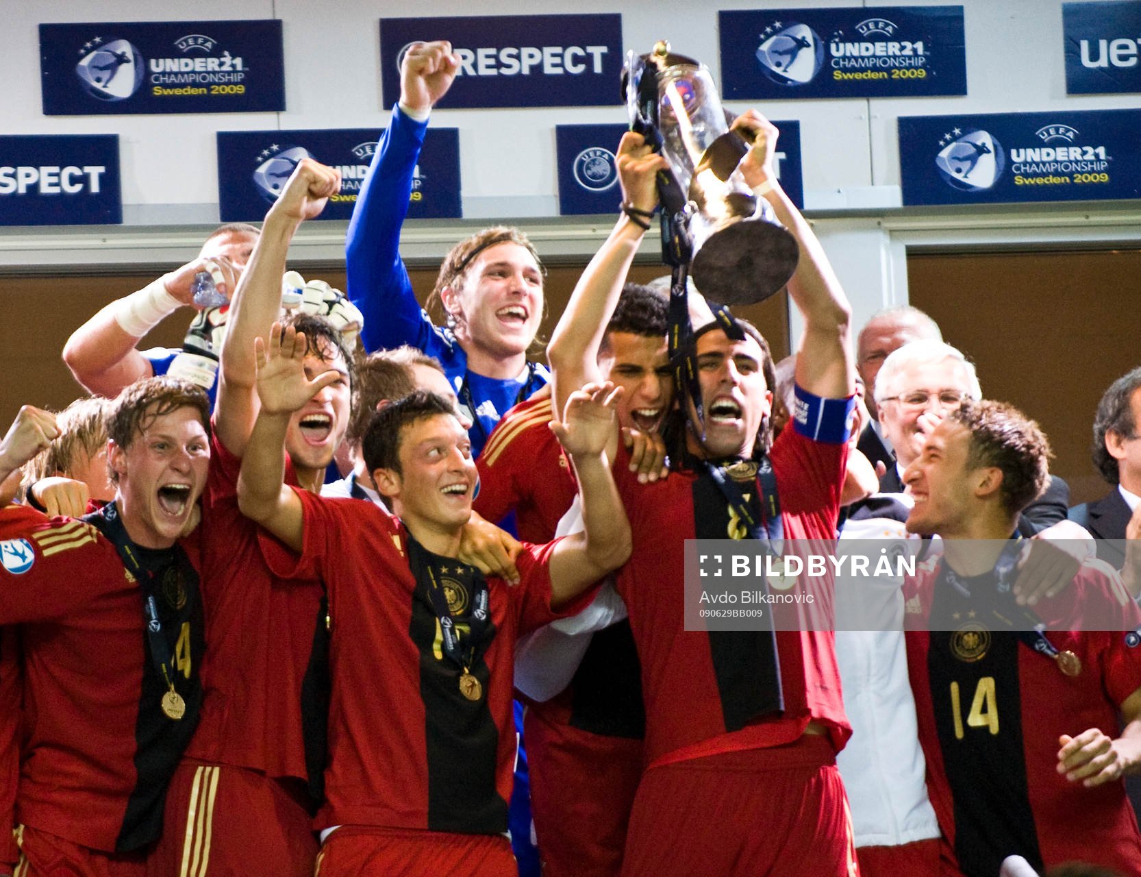 Tyskland, jubel, glädje, EM-guld, guld, pokal