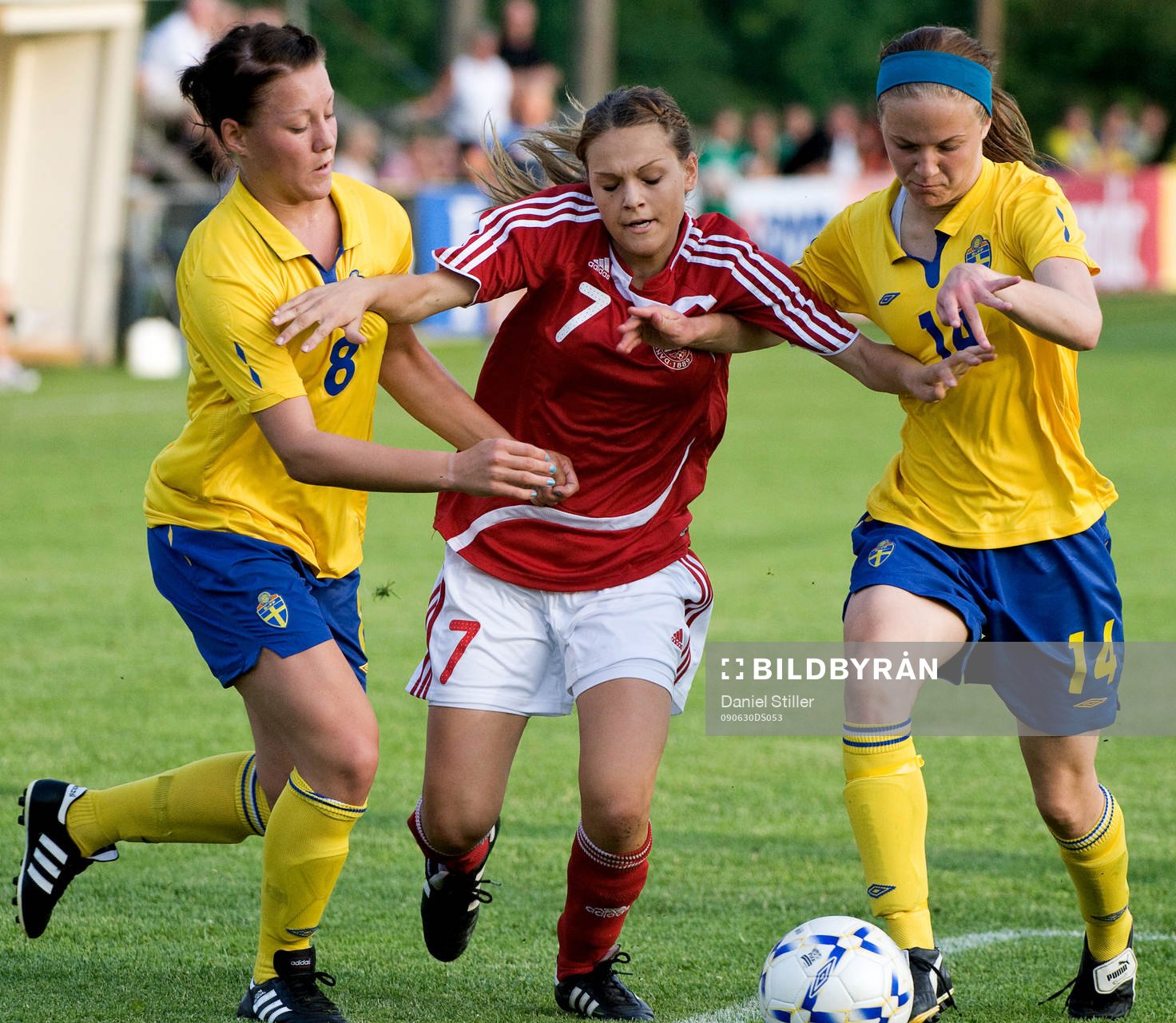 Madelene Ersson, Jennifer Cafferky, Sverige. Sasha Ryvang,