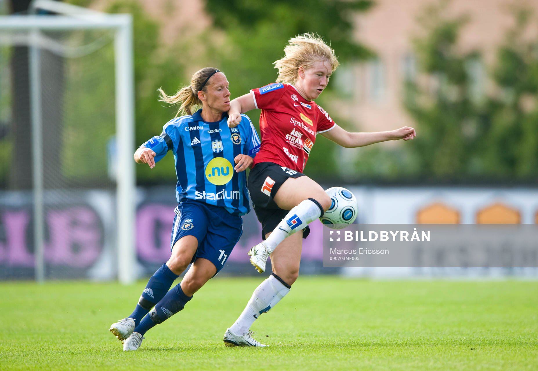 Linda Fagerström, Djurgården och Sofie Persson,