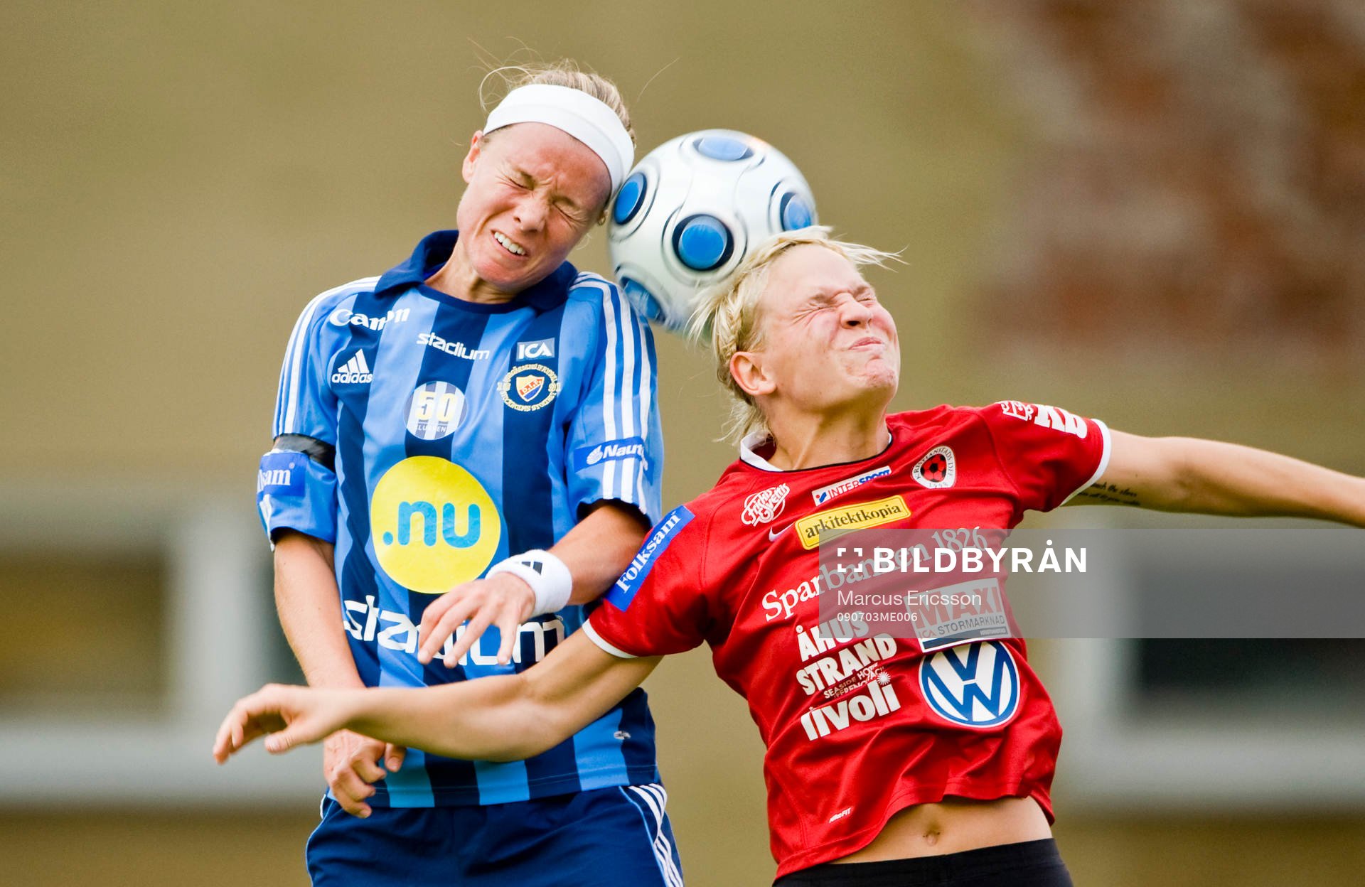 Sara Thunebro, Djurgården och Emelie Johnsson, Kristianstad