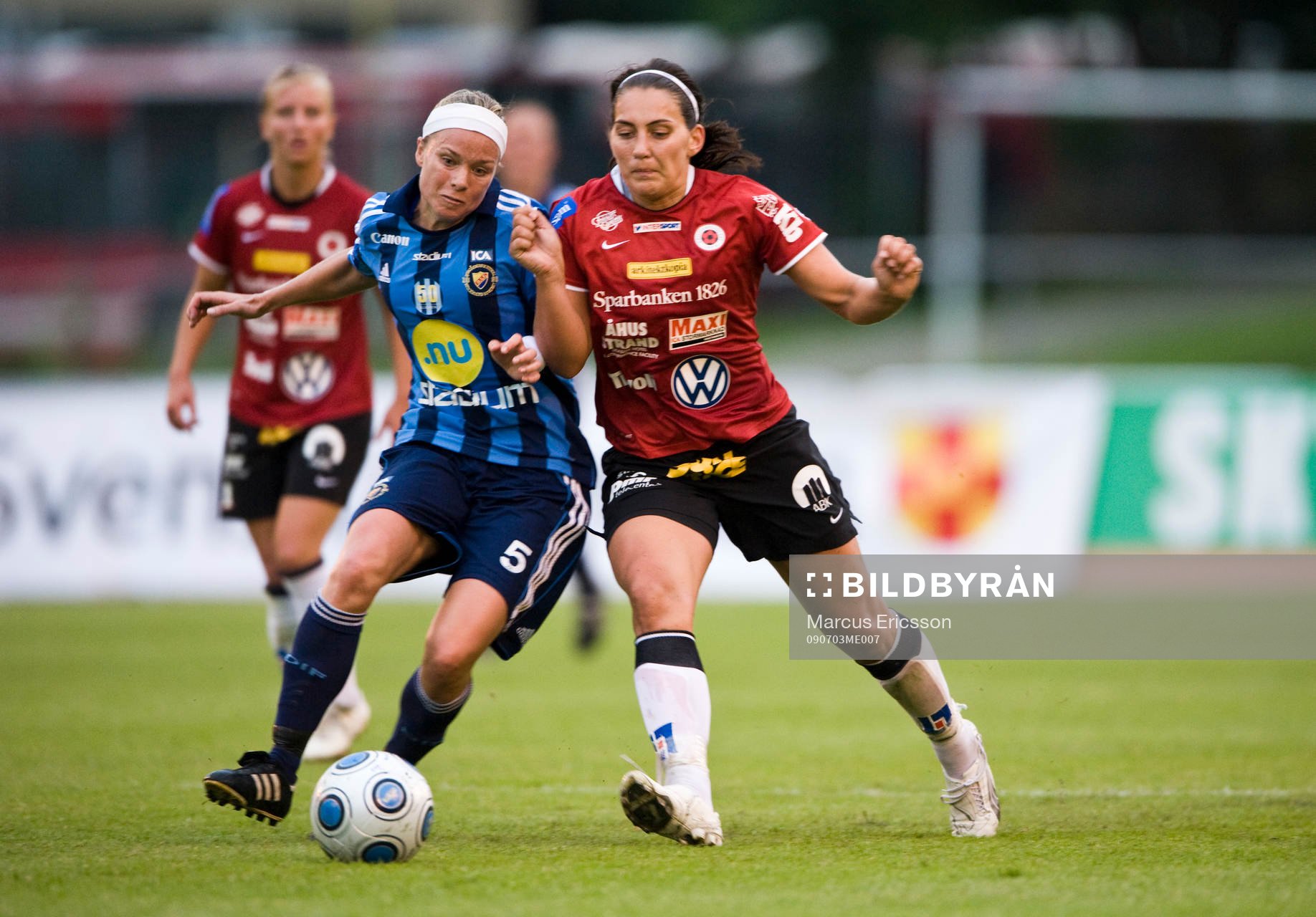 Sara Thunbro, Djurgården och Holmfridur Magnusdottir,