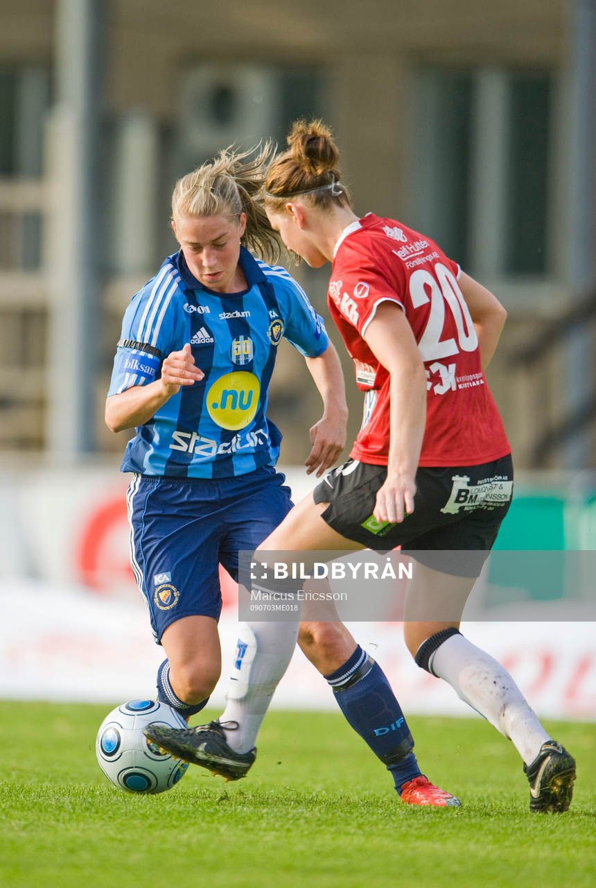 Linda Sällström, Djurgården och Mia Carlsson,