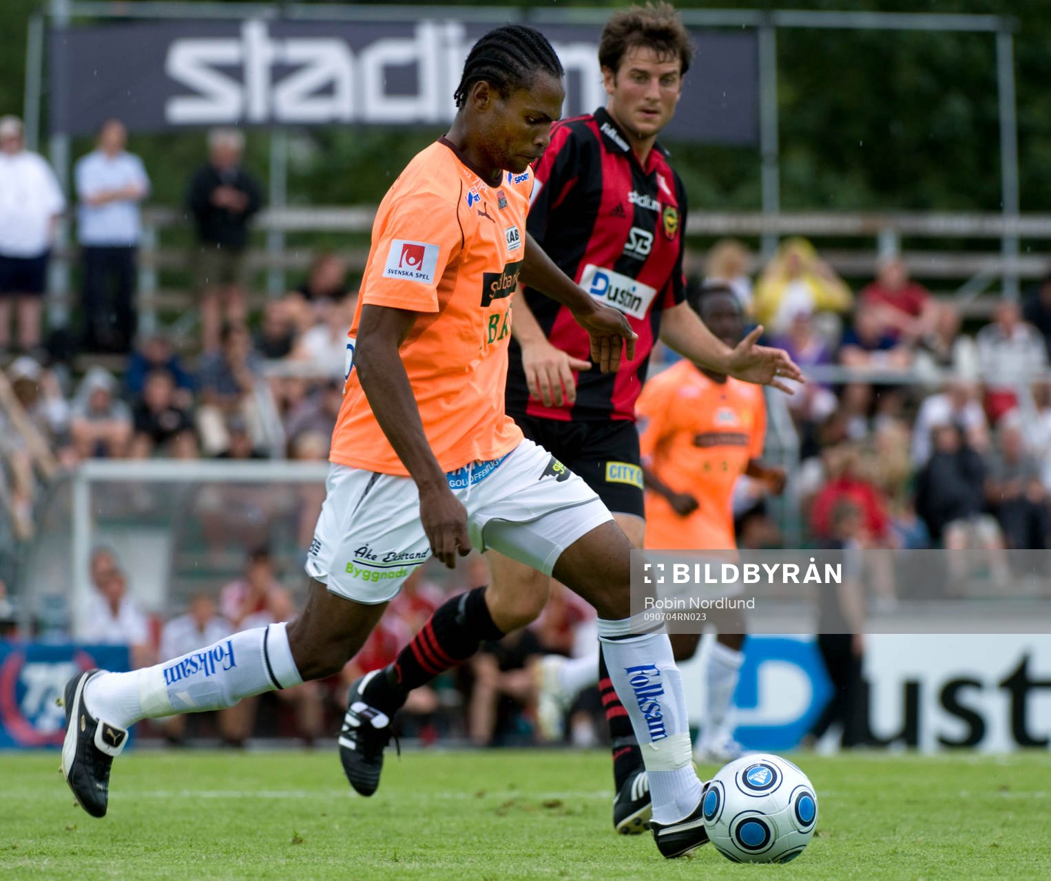 Richard Ekunde, GAIS mot Olof Guterstam, Brommapojkarna