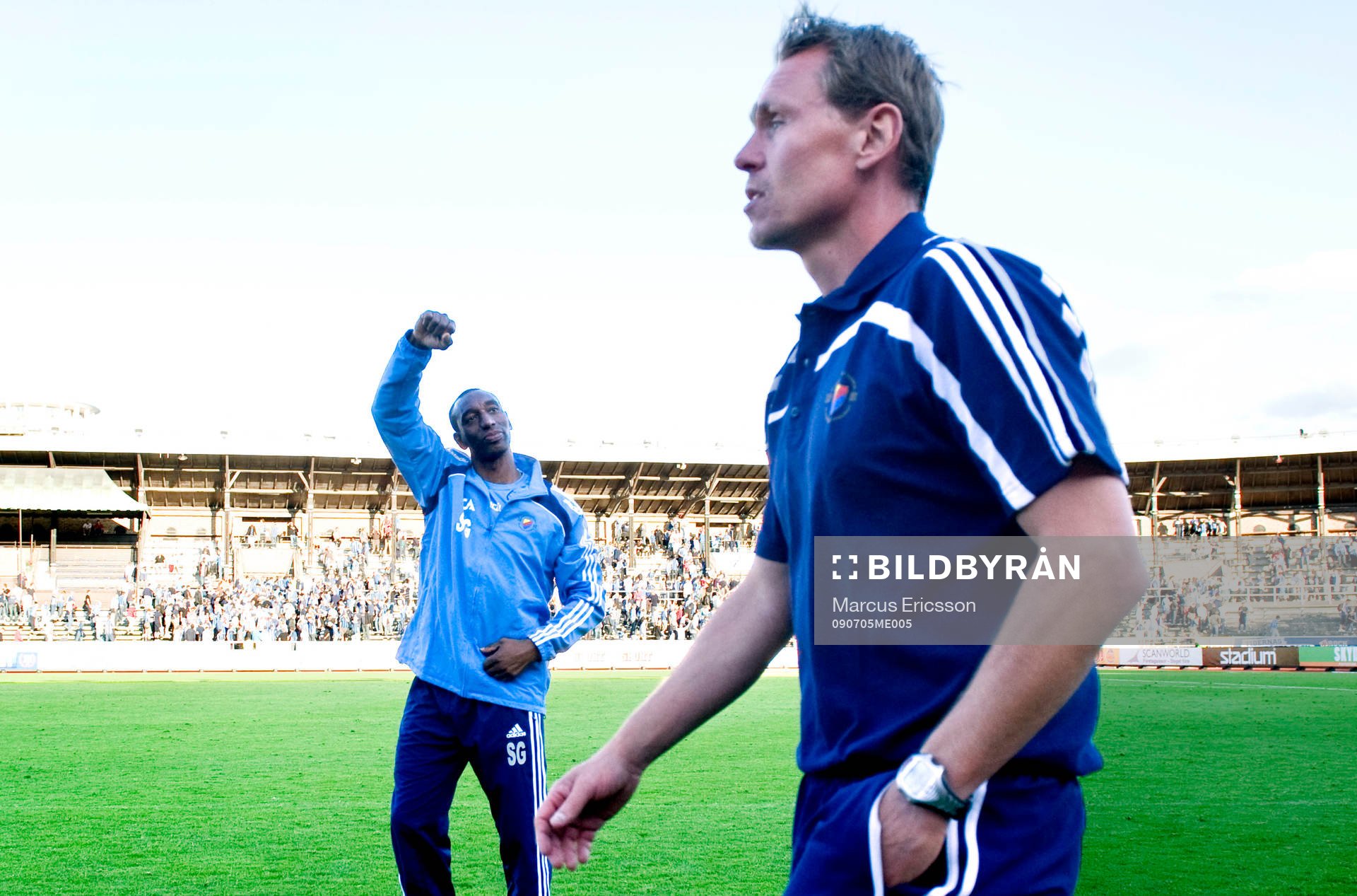 Steve Galloway och Andreé Jeglertz, tränare Djurgården