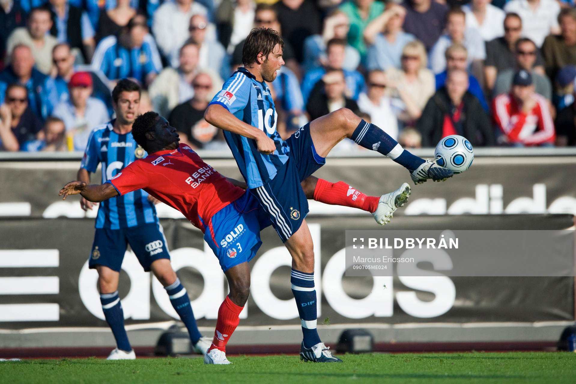 Adama Tambura, Helsingborg och Mikael Dahlberg, Djurgården