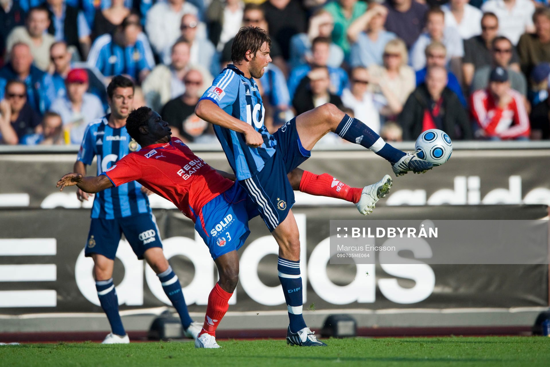 Adama Tambura, Helsingborg och Mikael Dahlberg, Djurgården