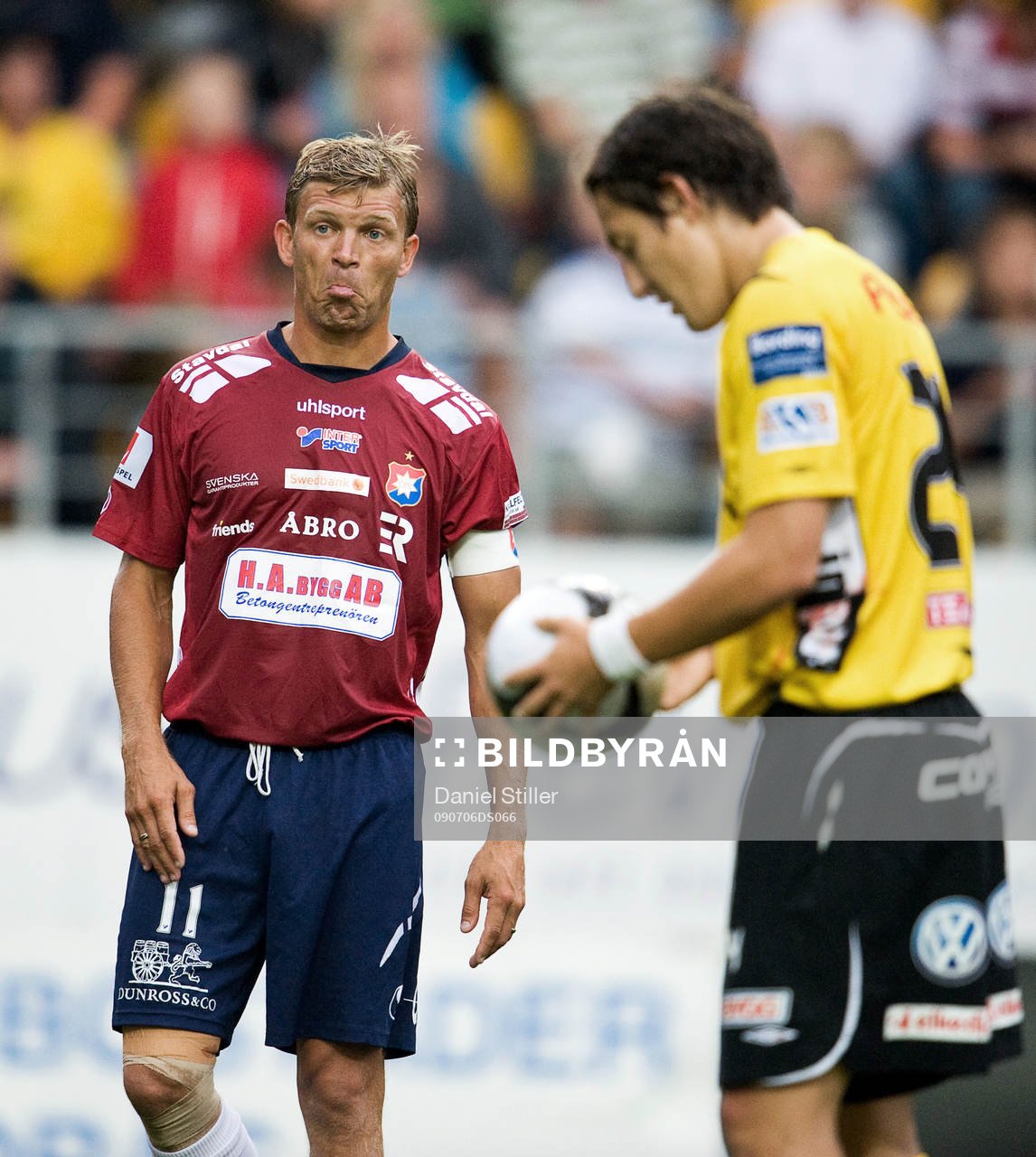 Marcus Allbäck, Örgryte, tycker inte det var straff
