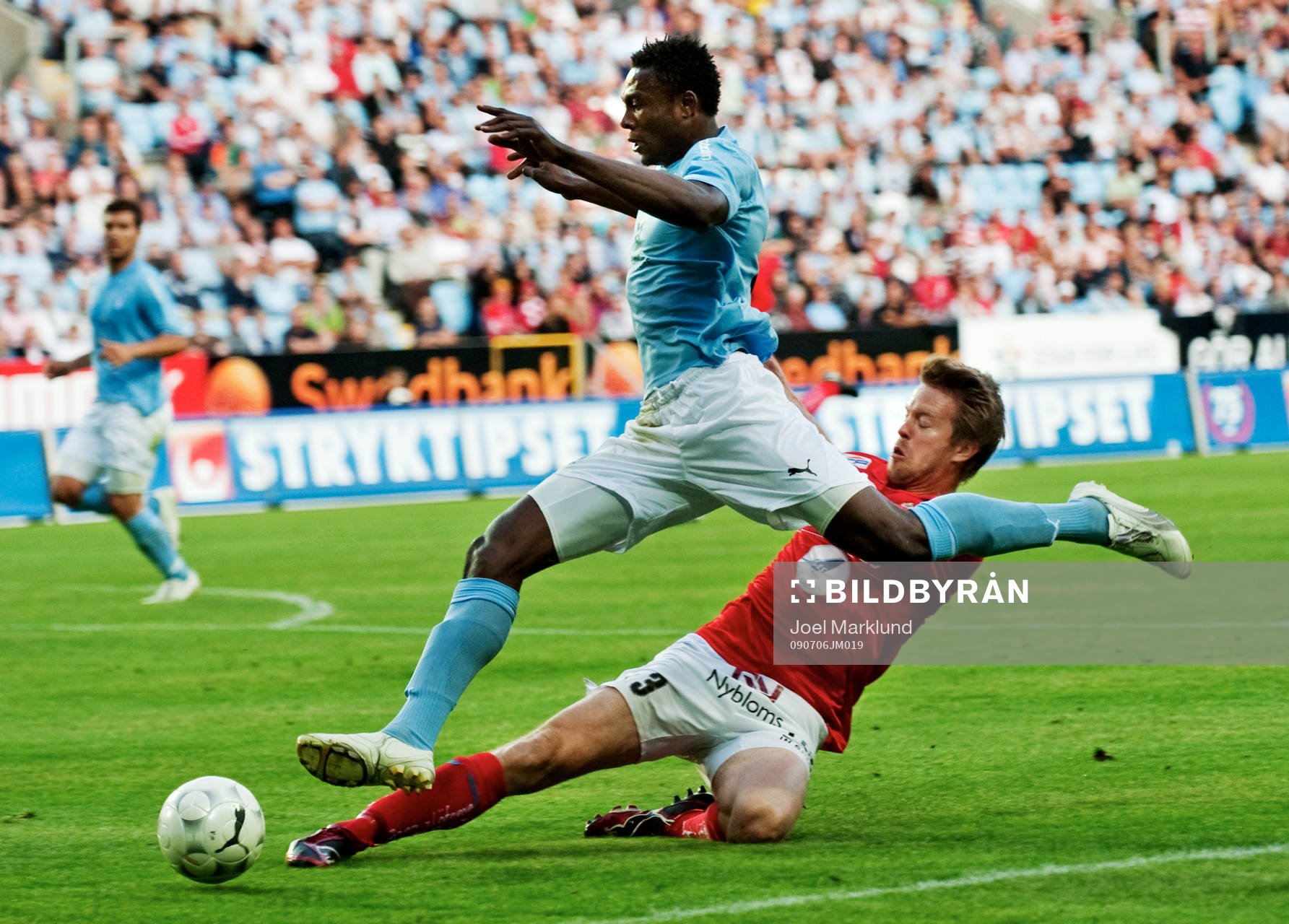 Joachim Lantz, Kalmar, stoppar Edward Ofere, Malmö FF