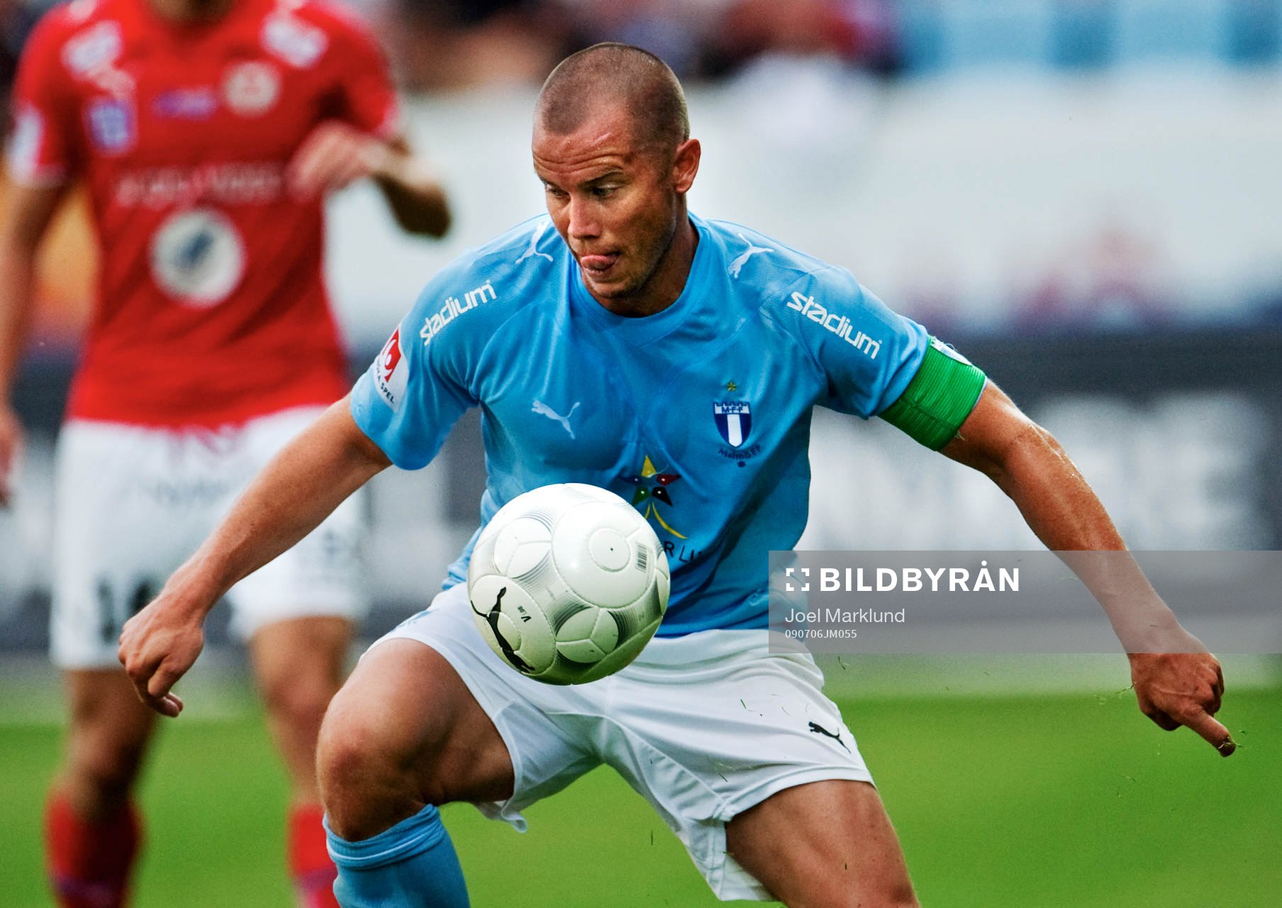 Daniel Andersson, Malmö FF, har tungan rätt i mun