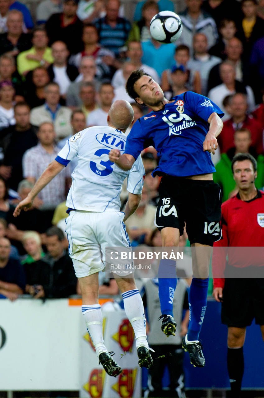 Tim Sparv, Halmstad mot Nicklas Carlsson, IFK Göteborg