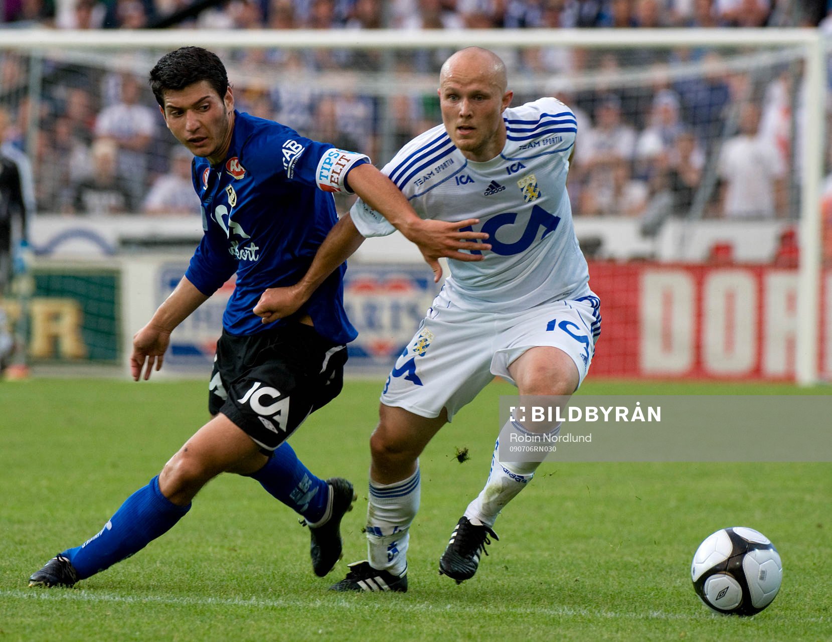 Anel Raskaj, Halmstad mot Nicklas Carlsson, IFK Göteborg