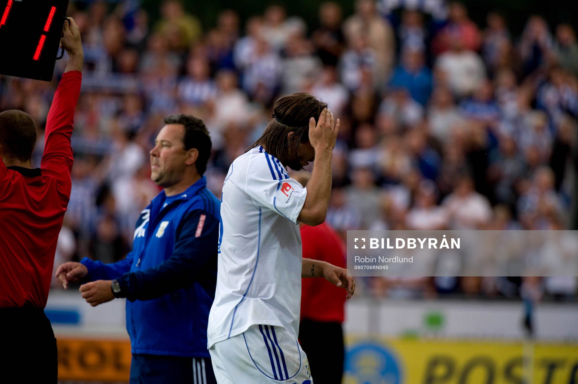 Mattias Bjärsmyr, IFK Göteborg utgår pga skada