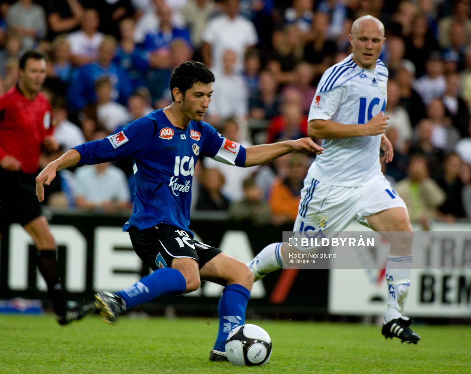 Anel Raskaj, Halmstad mot Nicklas Carlsson, IFK Göteborg