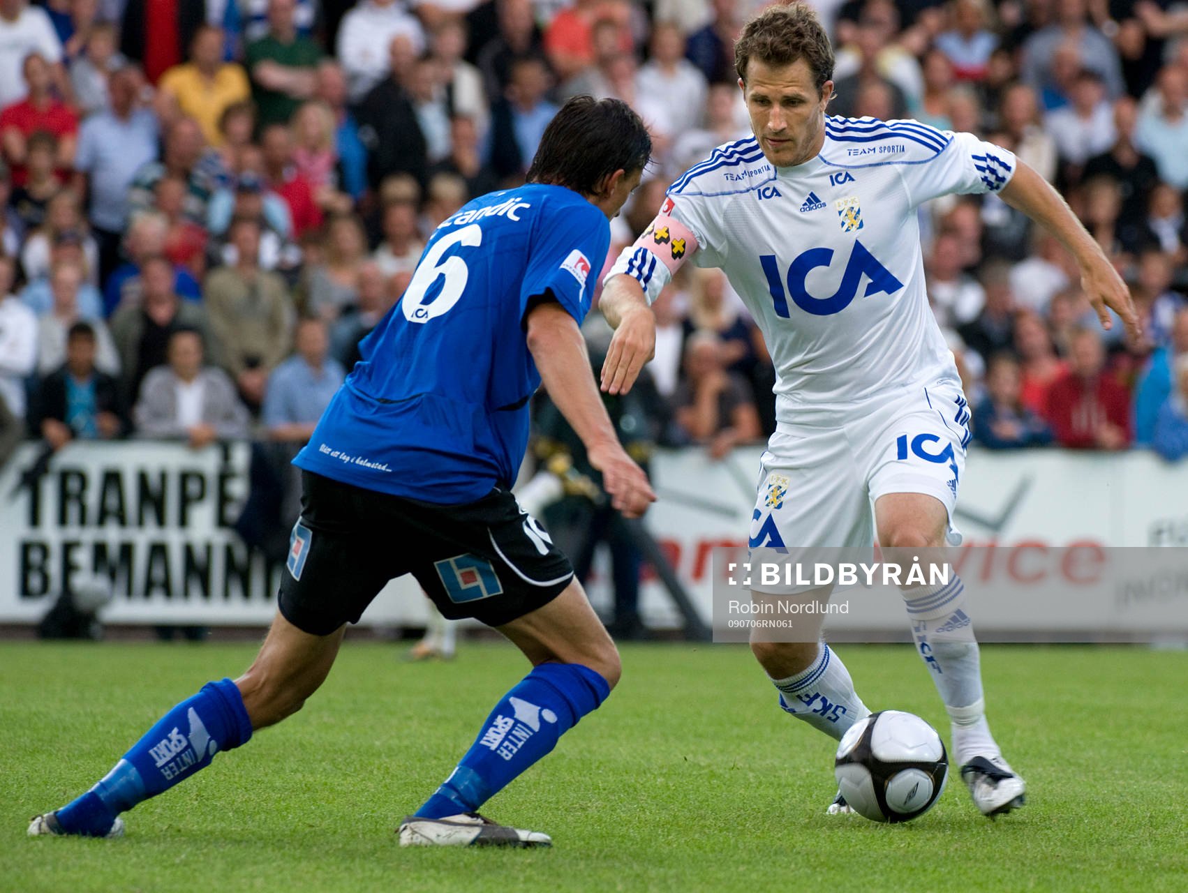 Tobias Hysén, IFK Göteborg mot Anel Raskaj, Halmstad