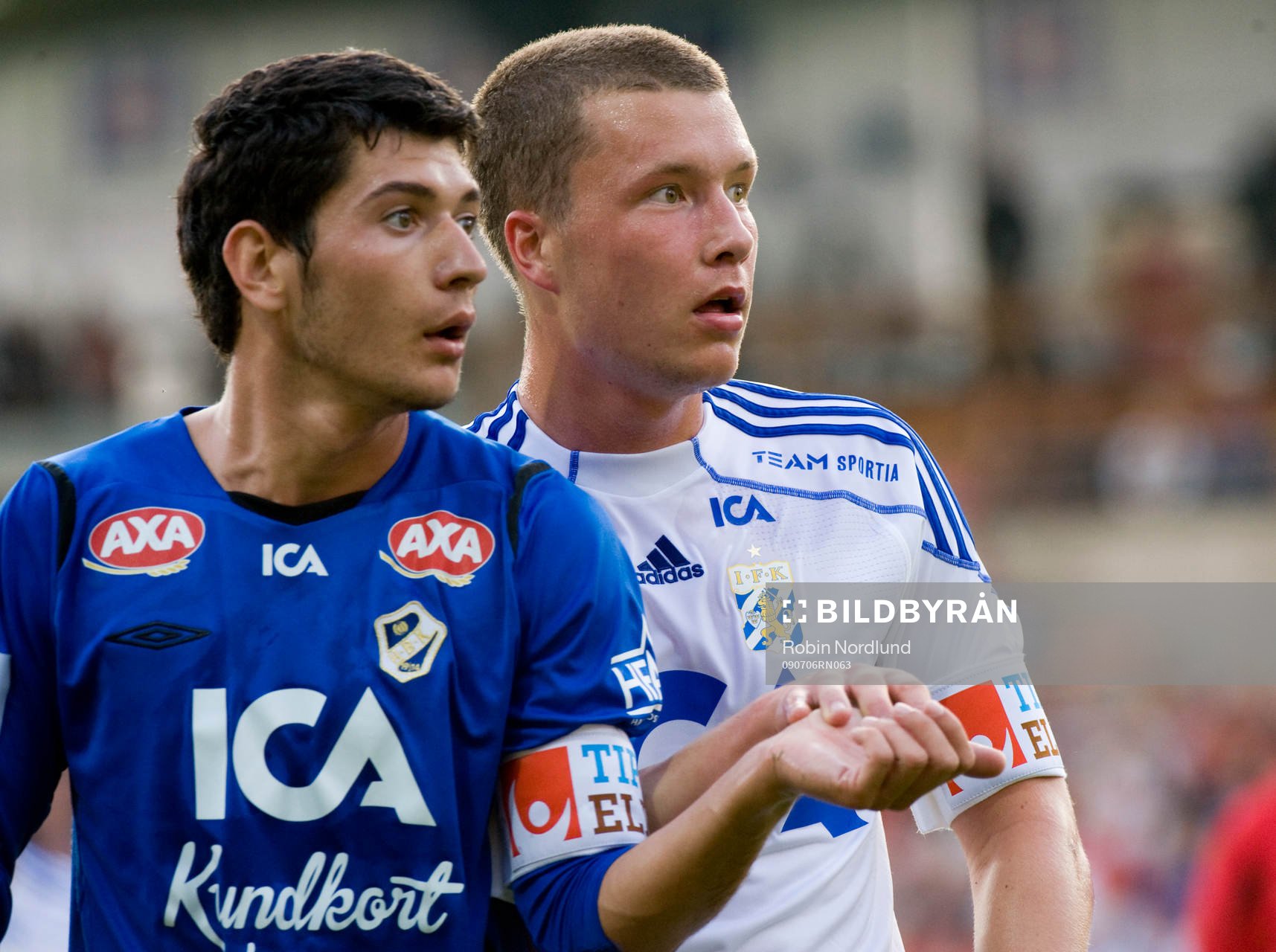 Anel Raskaj, Halmstad och Jakob Johansson, IFK Göteborg