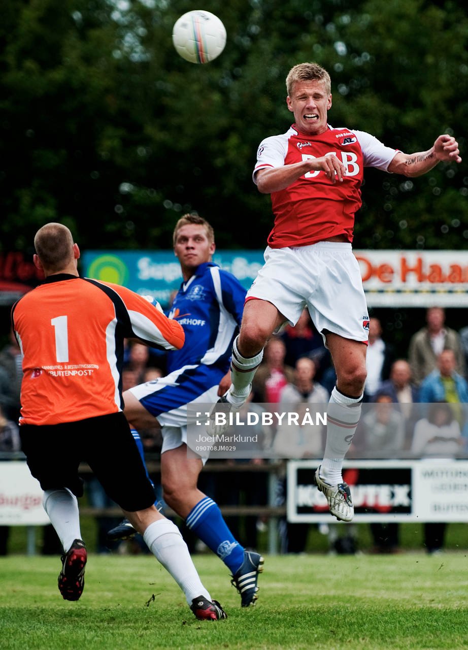 Pontus Wernbloom, Az Alkmaar, nickar bollen över mål