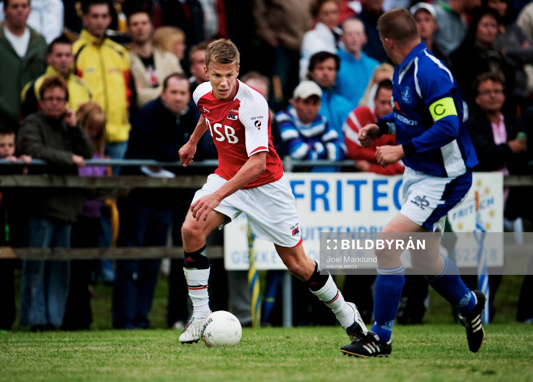 Pontus Wernbloom, Az Alkmaar, dribblar med bollen