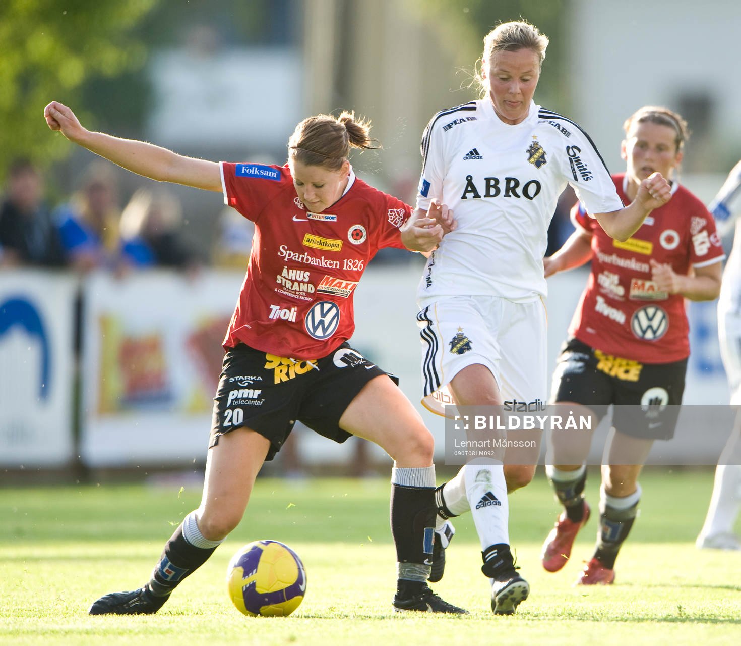 Mia Carlsson, Kristianstad och Laura Österberg Kalmari, AIK