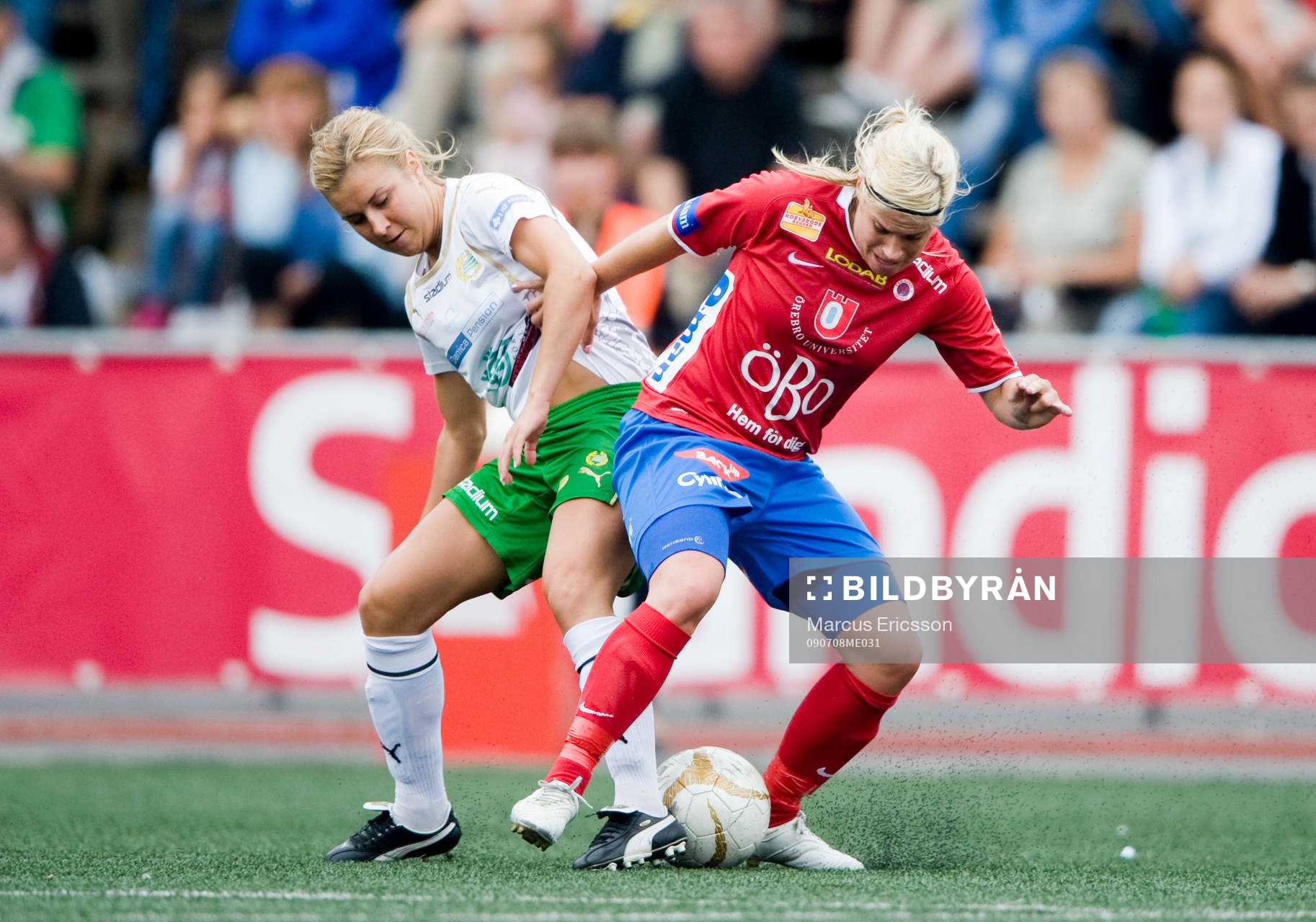 Johanna Andersson, Hammarby och Sara Fröjdfeldt, Örebro