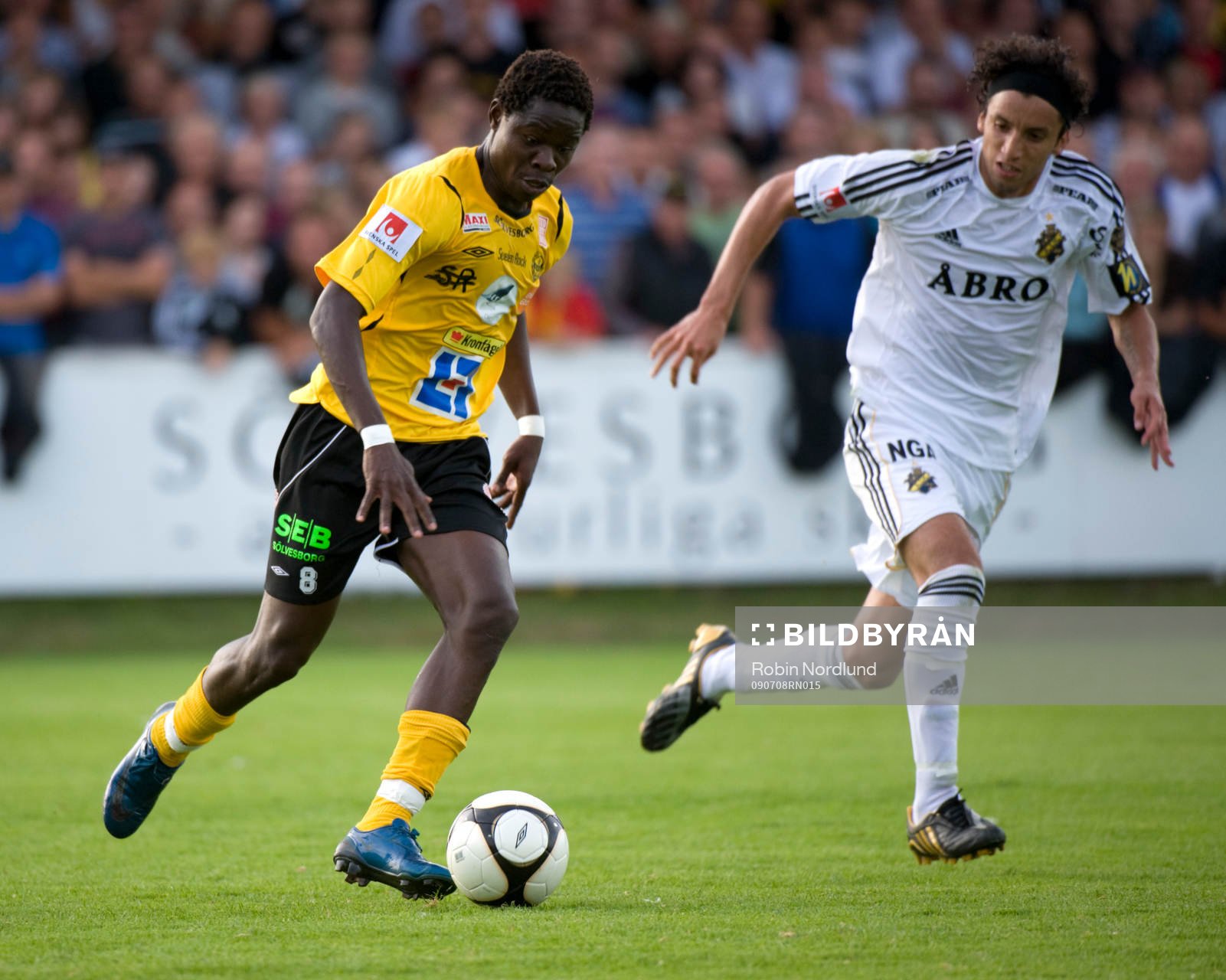 Patrick Osiako, Mjällby mot Jorge Ortiz, AIK