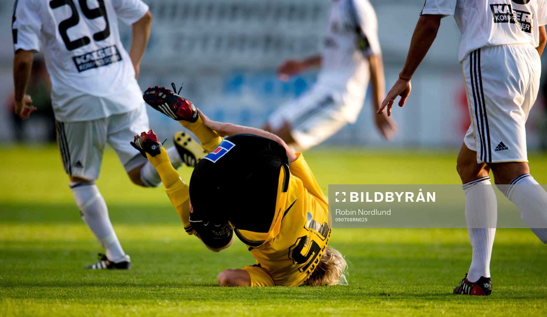 Robin Cederberg, Mjällby ramlar