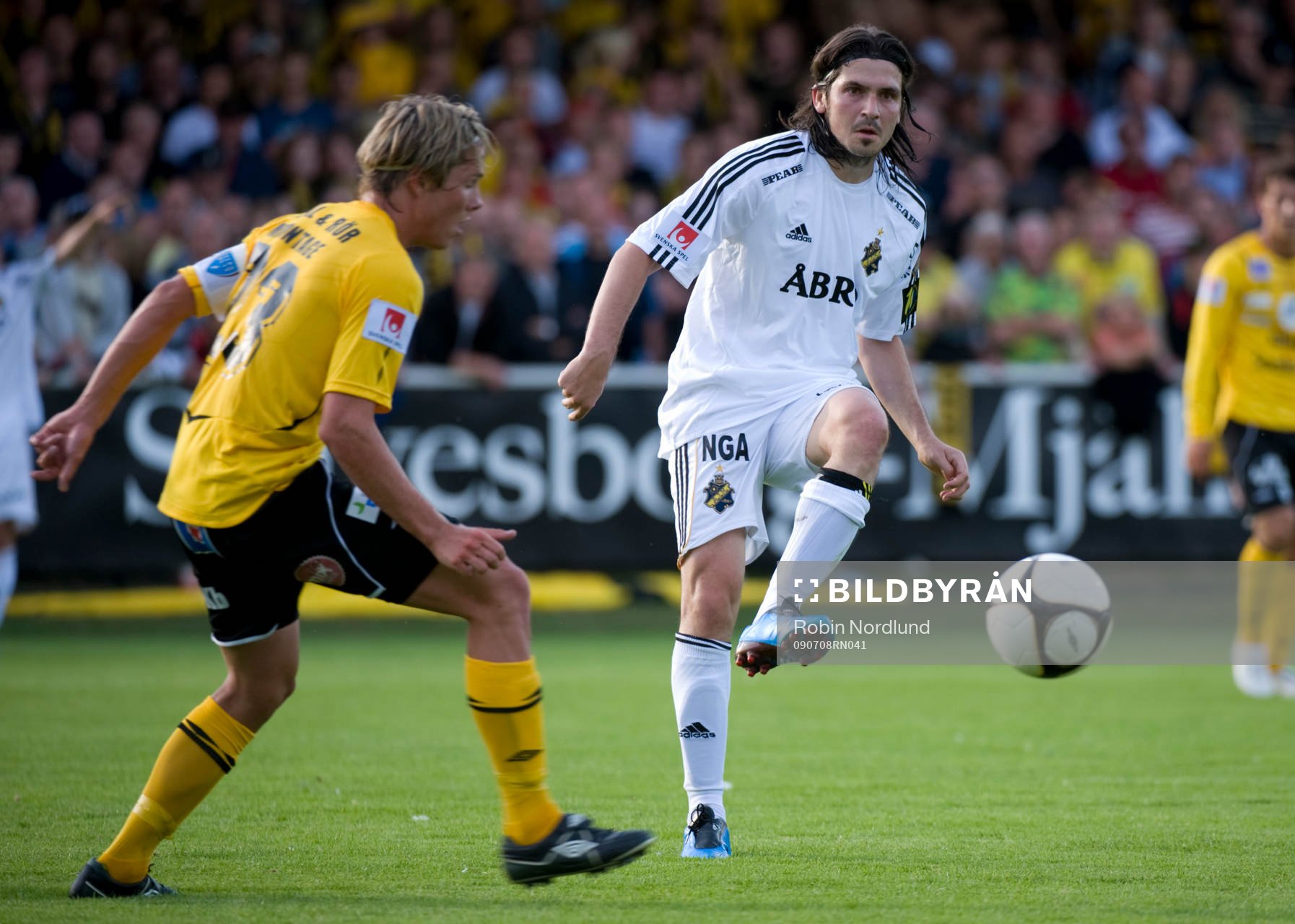 Bojan Djordjic, AIK mot Daniel Nilsson, Mjällby