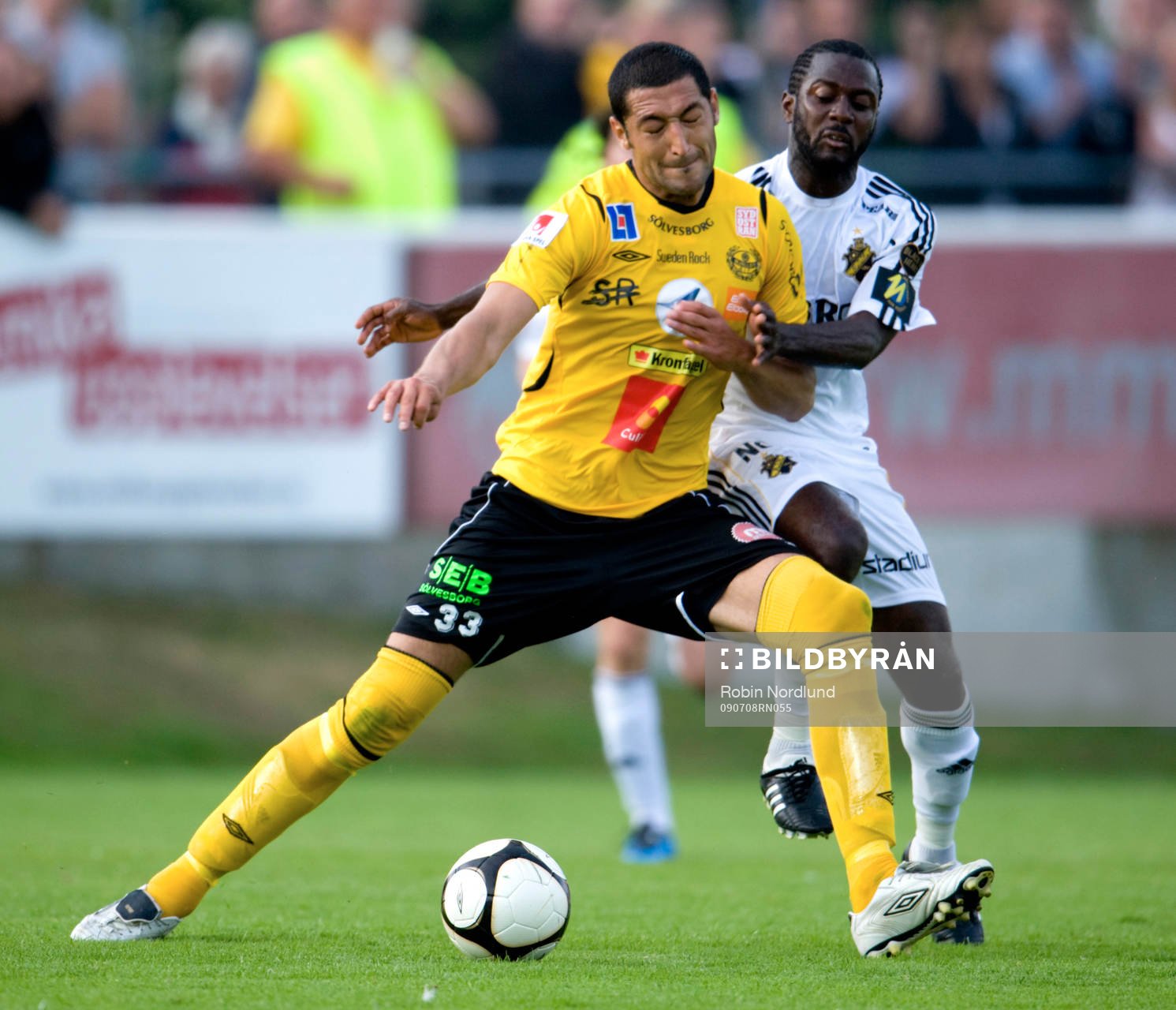 Juan Robledo, Mjällby mot Dulee Johnson, AIK