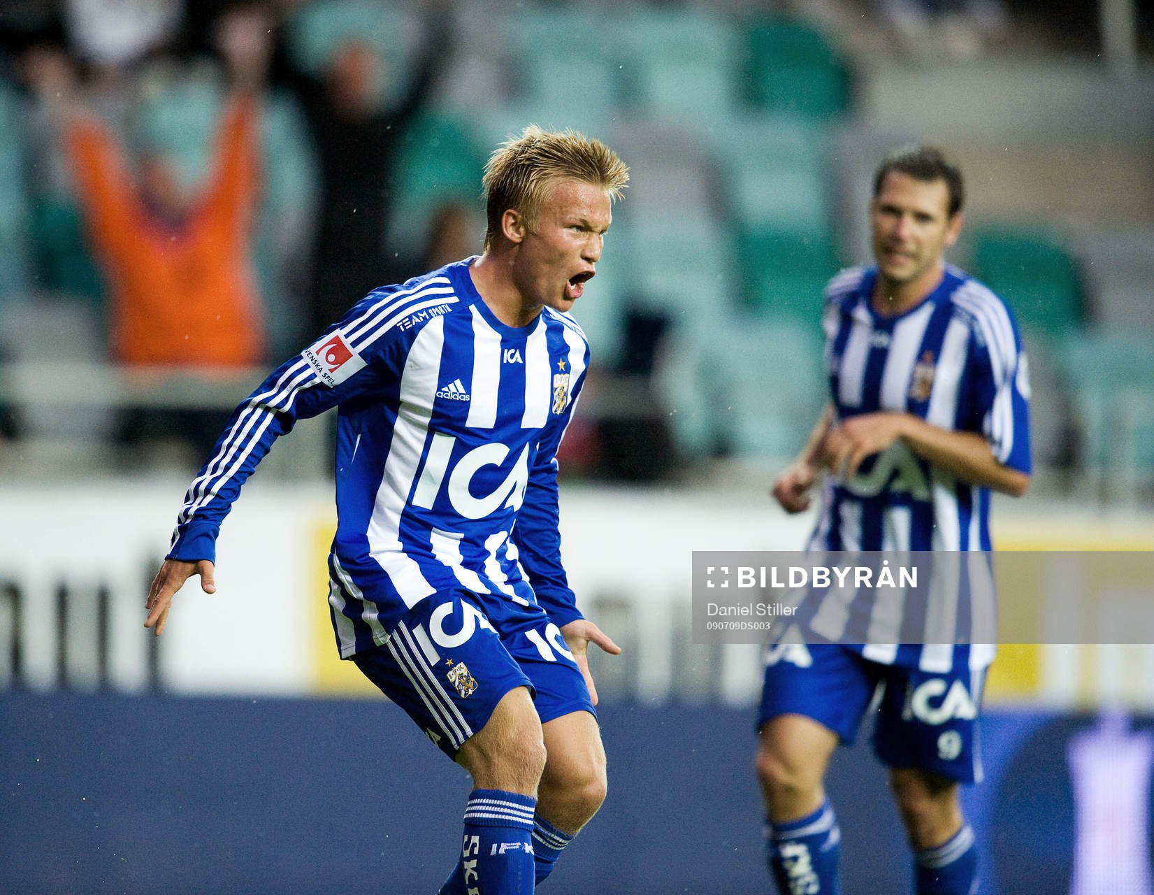 Niklas Bärkroth, IFK Göteborg, jubel